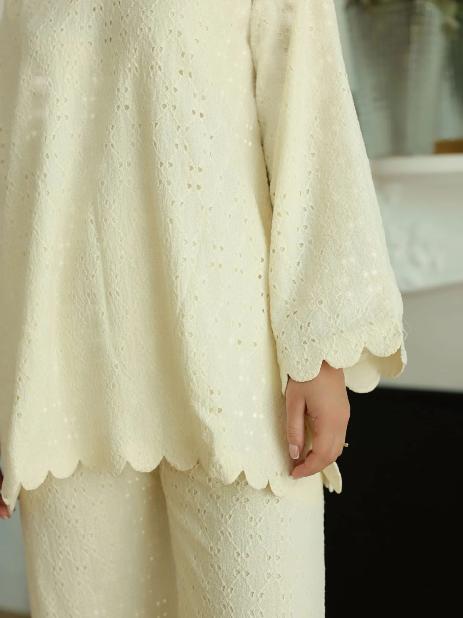 Cassia Crochet Shirt - Image 2