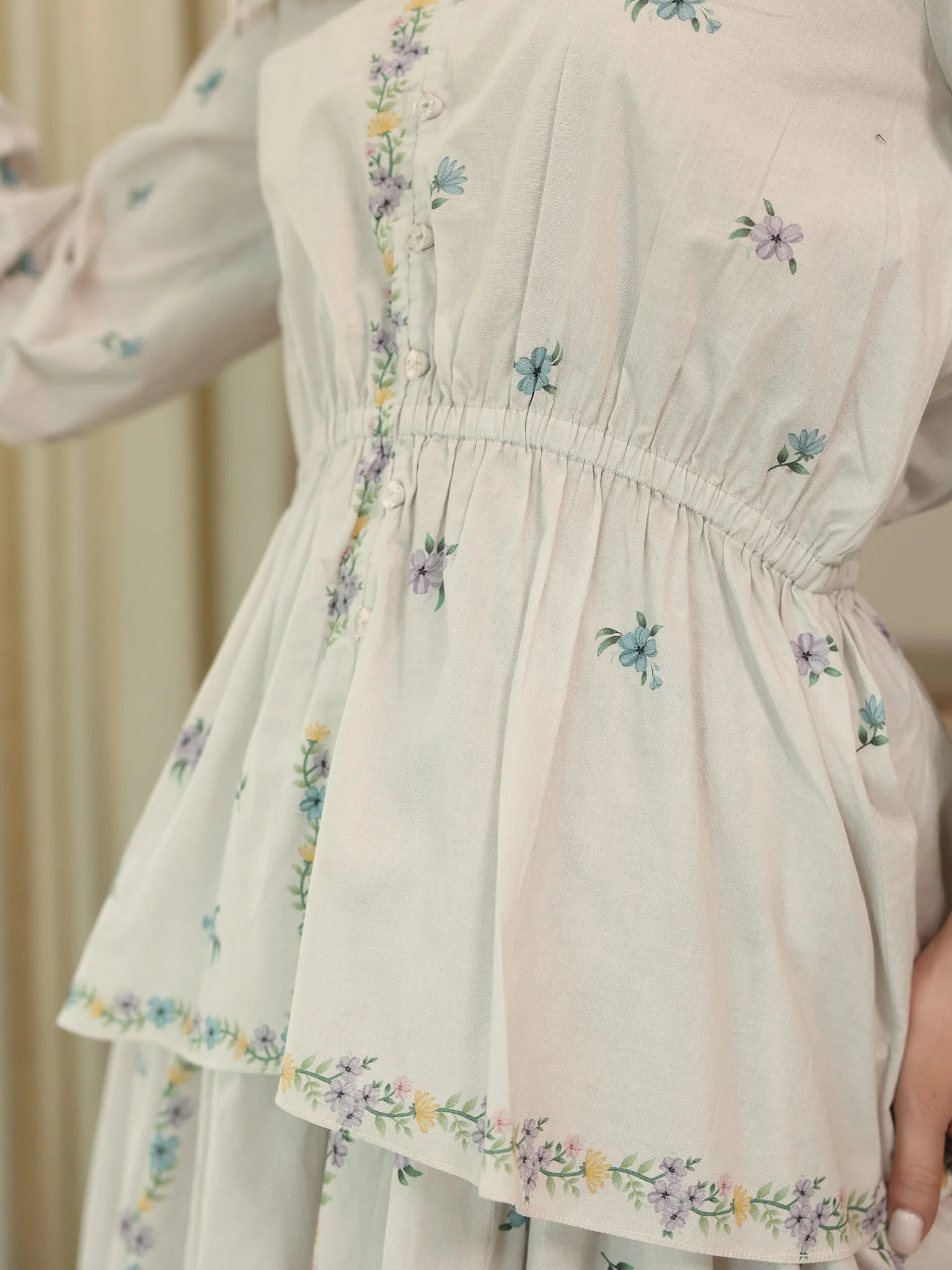 Cecily Printed Skirt And Shirt Set - Image 7