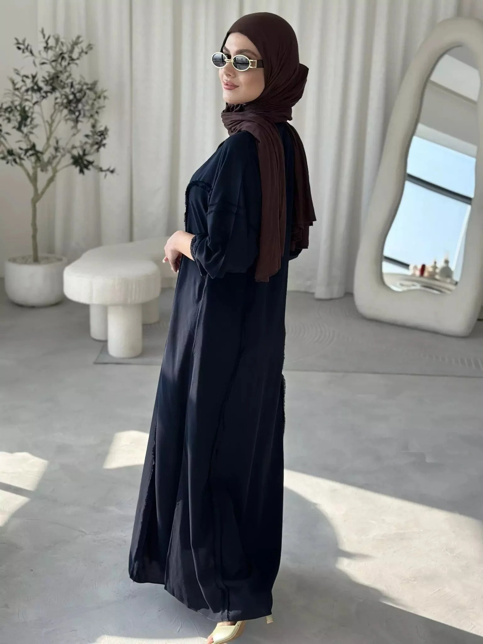 Cerulean Blue Long Dress - Image 4