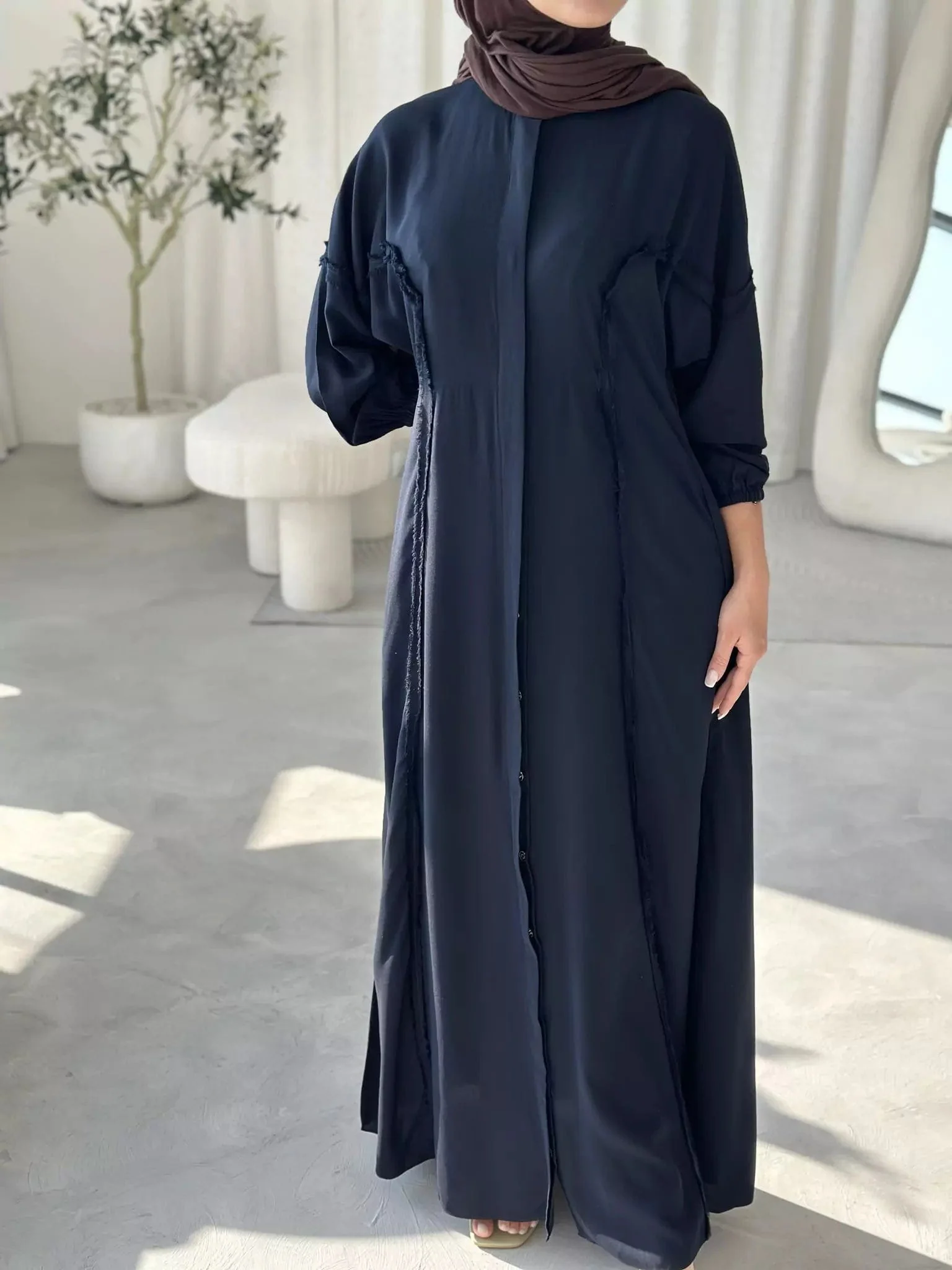 Cerulean Blue Long Dress - Image 5