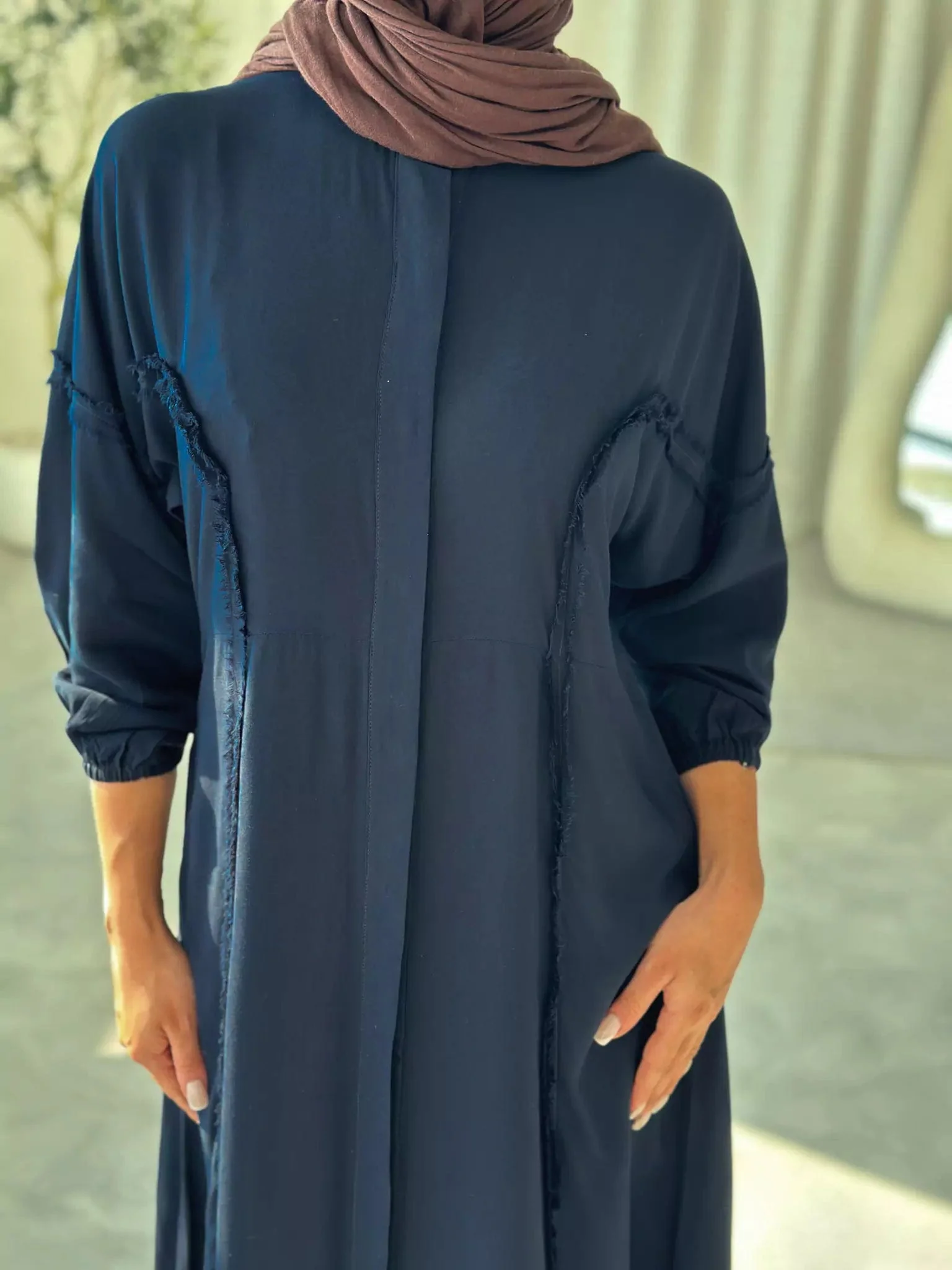 Cerulean Blue Long Dress - Image 6