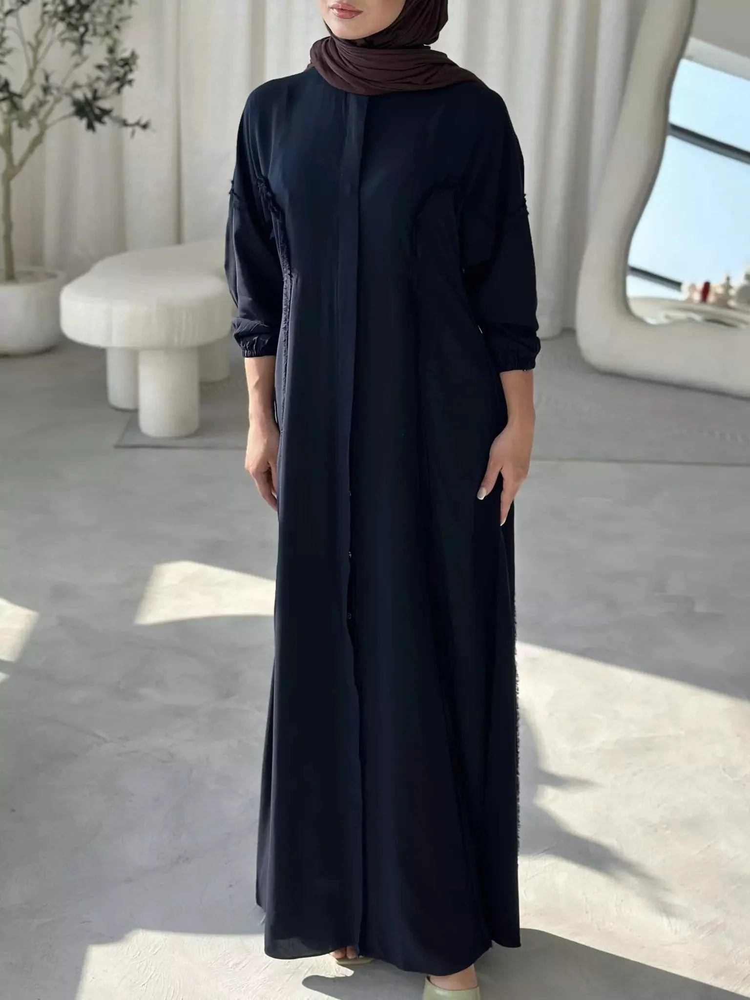 Cerulean Blue Long Dress - Image 7
