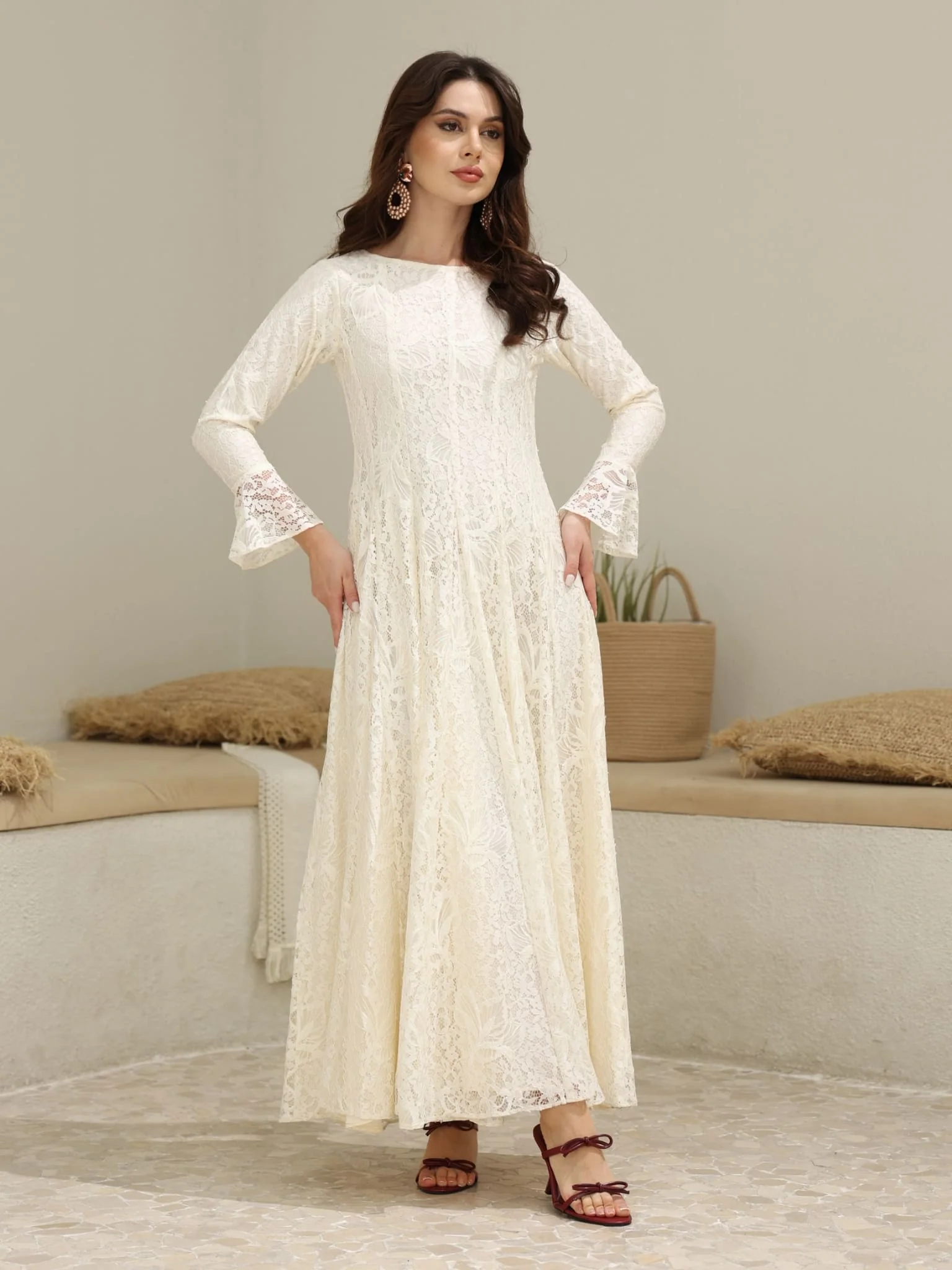 Claudia Net Panel Dress