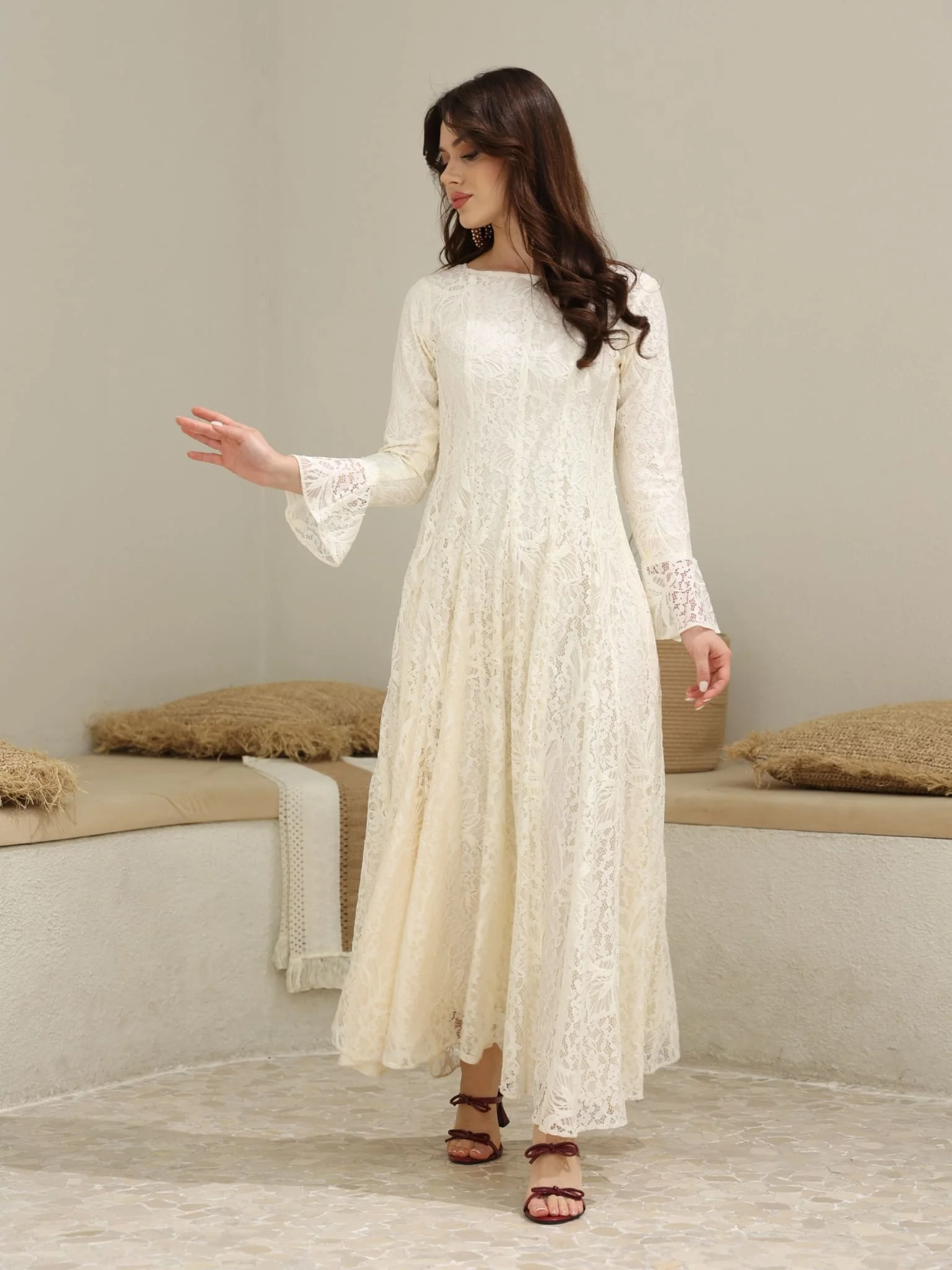 Claudia Net Panel Dress - Image 11