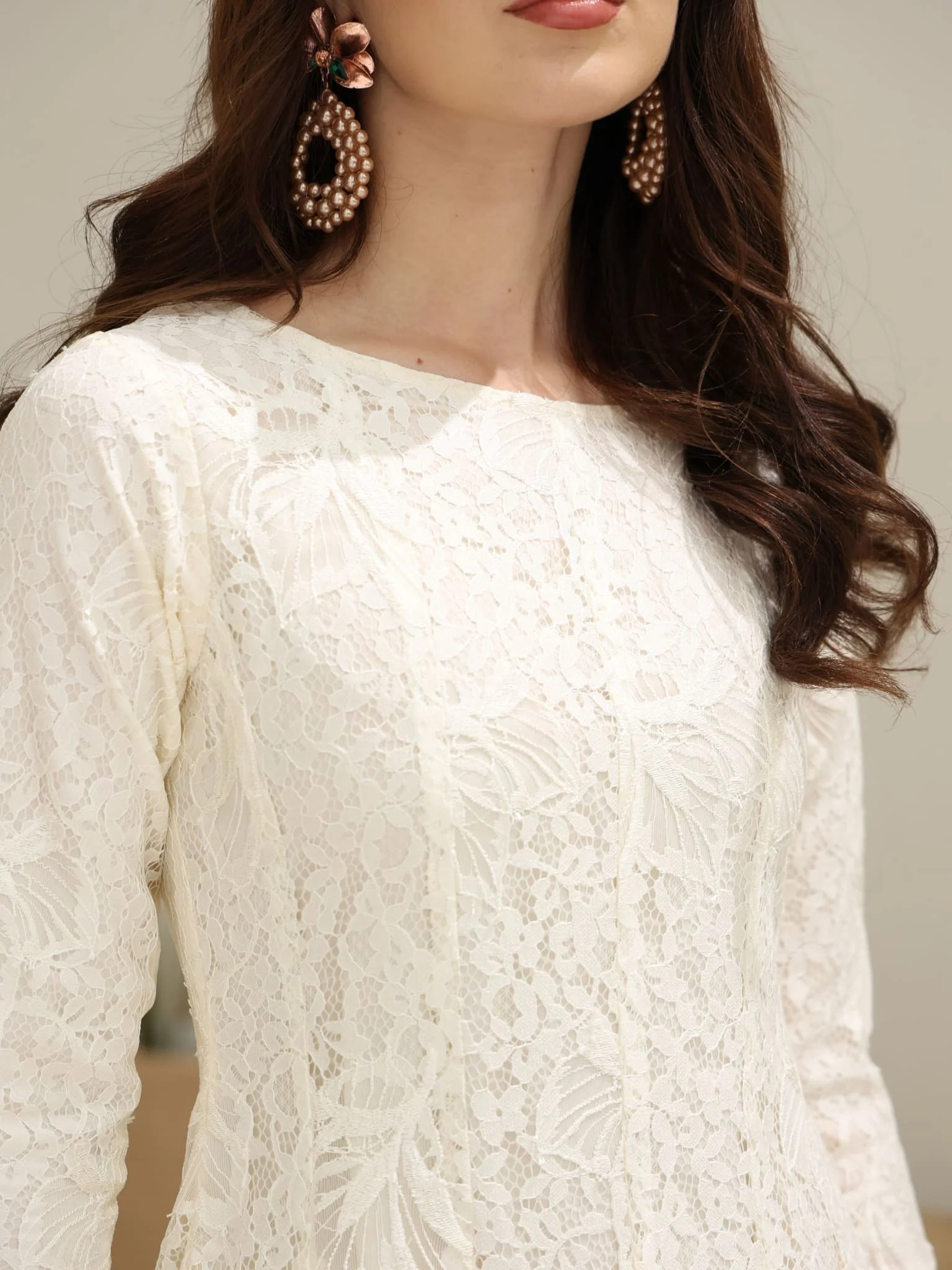Claudia Net Panel Dress - Image 12