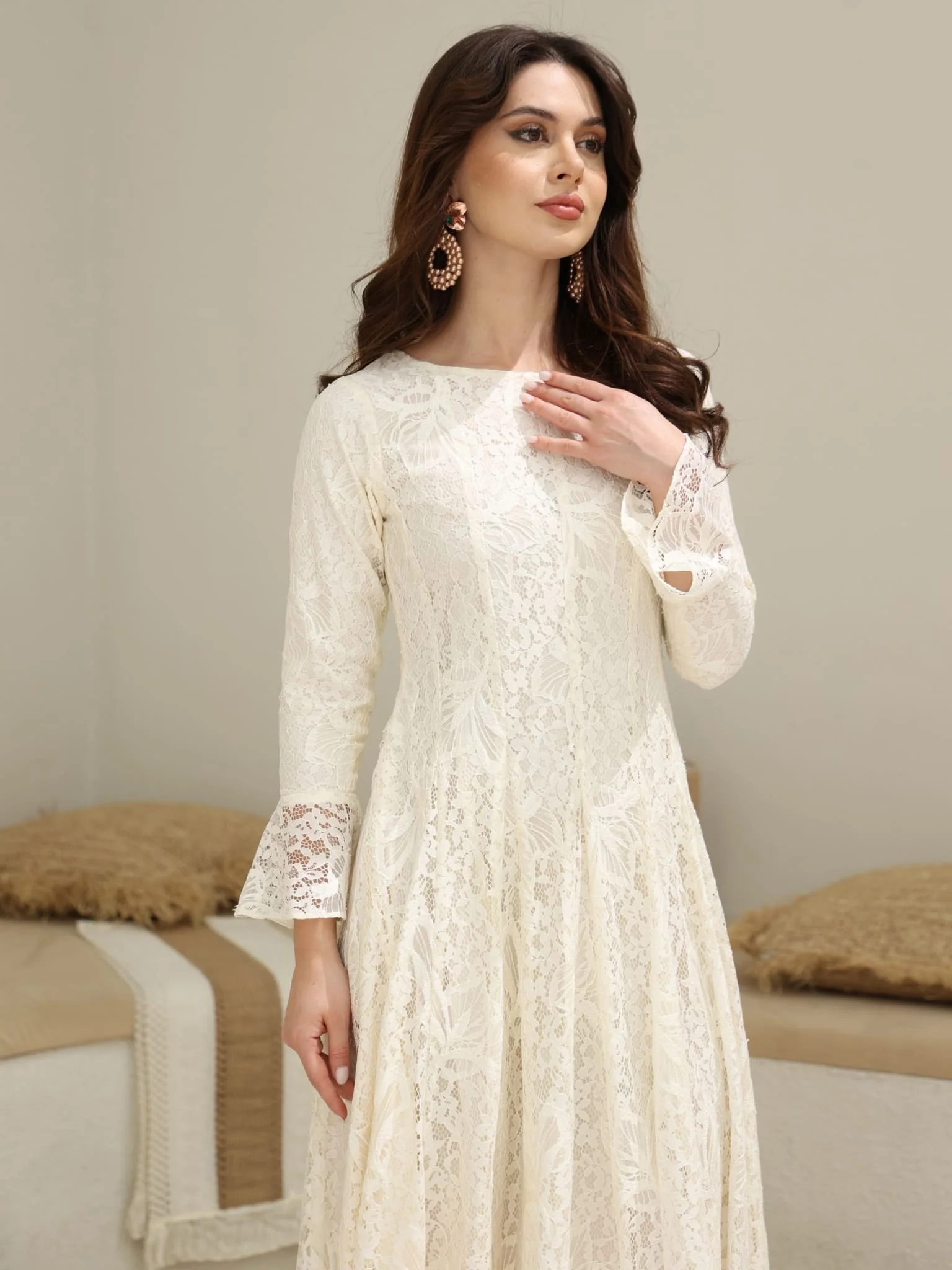 Claudia Net Panel Dress - Image 13