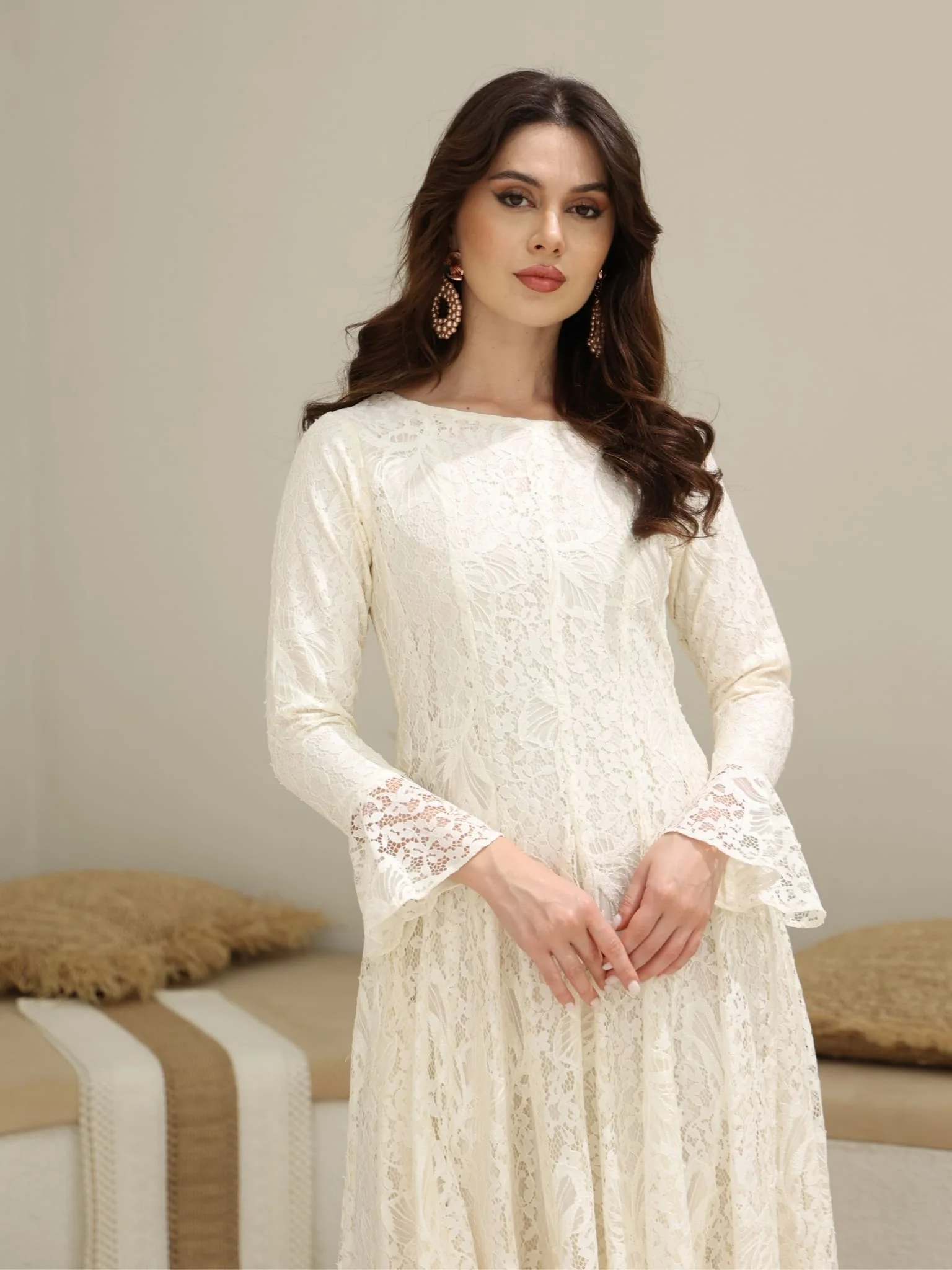 Claudia Net Panel Dress - Image 14