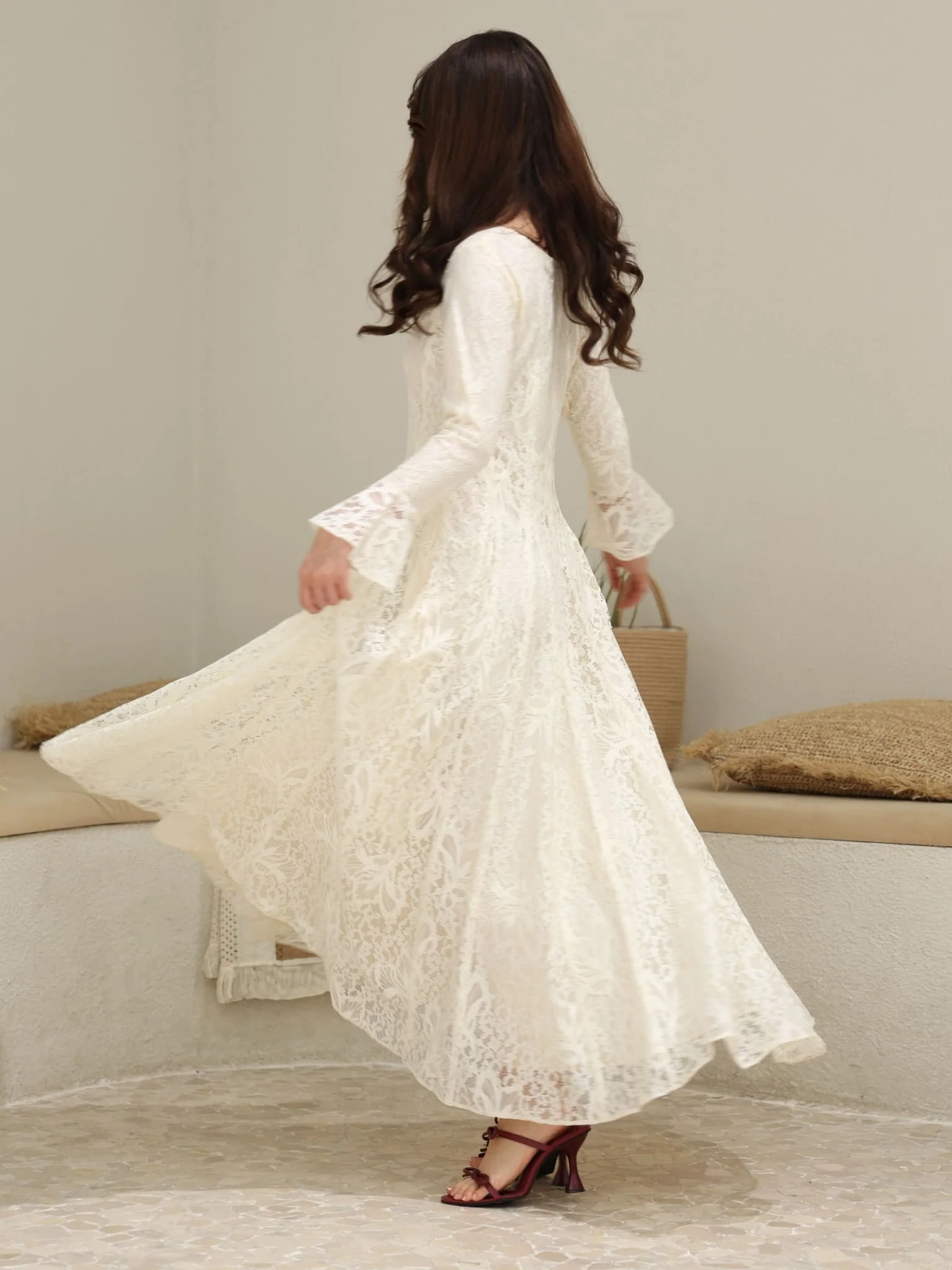 Claudia Net Panel Dress - Image 3