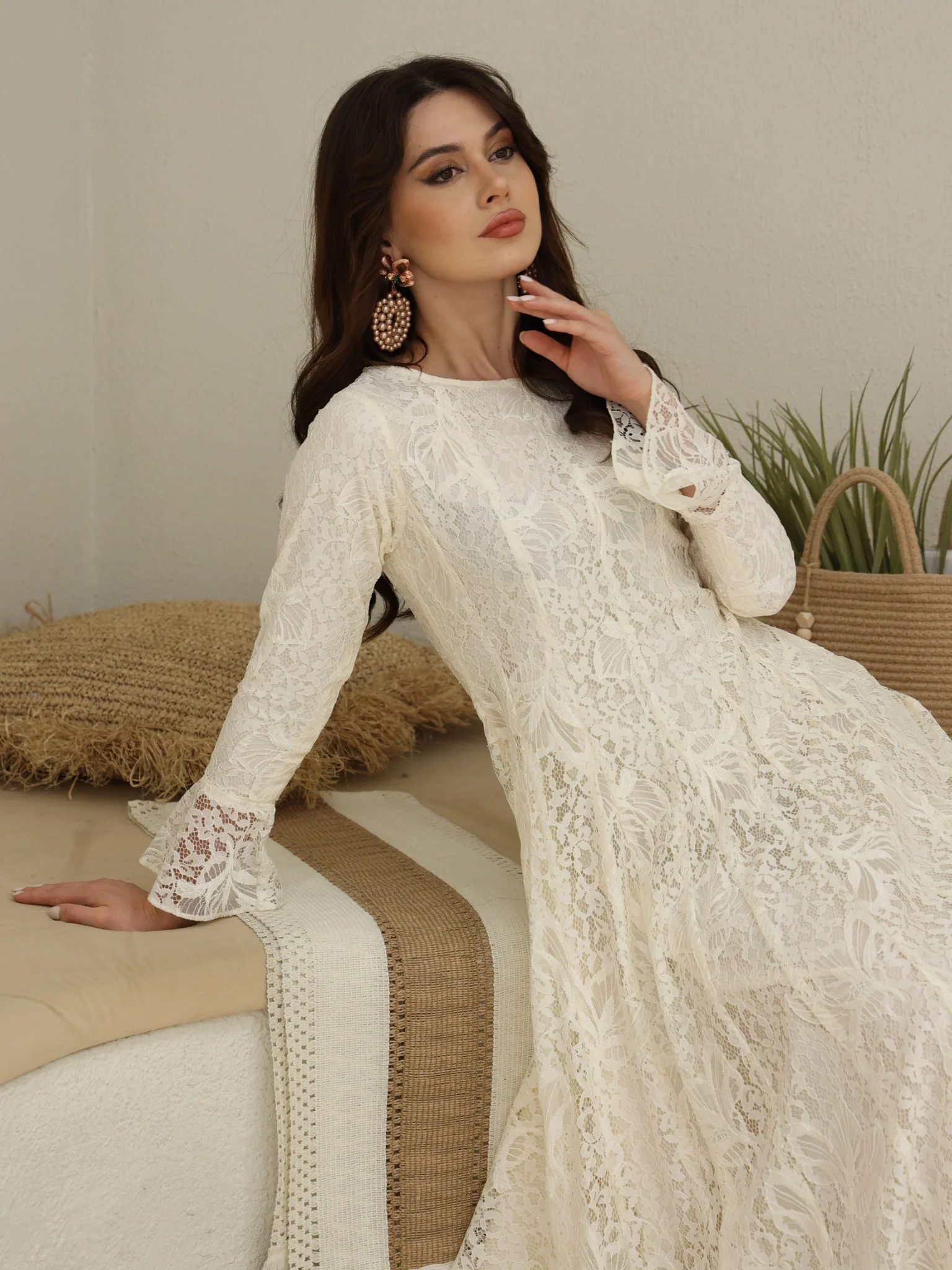 Claudia Net Panel Dress - Image 5