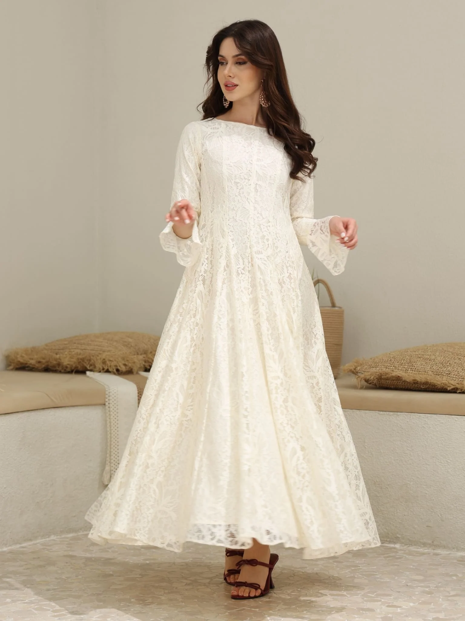 Claudia Net Panel Dress - Image 7
