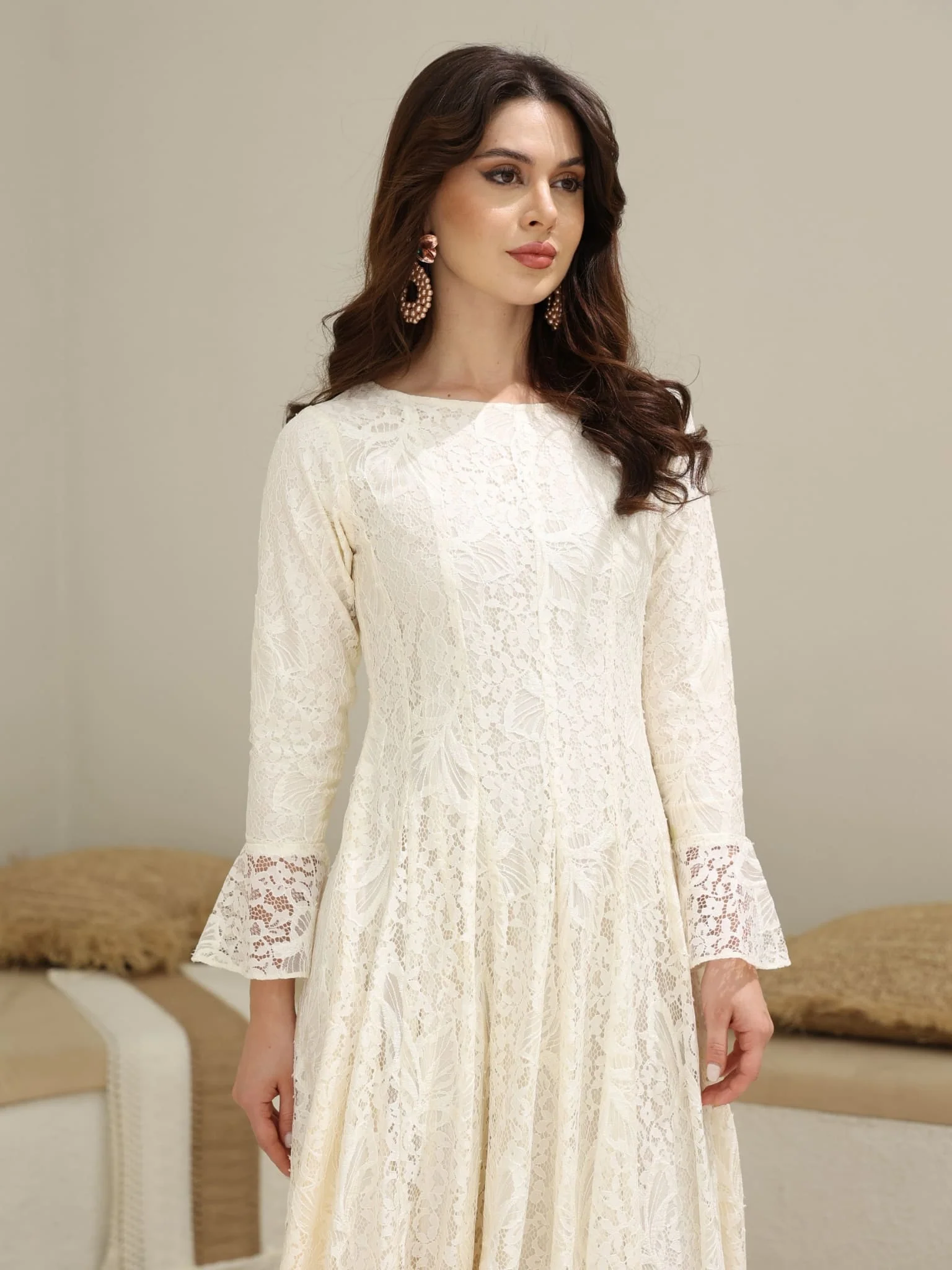Claudia Net Panel Dress - Image 8