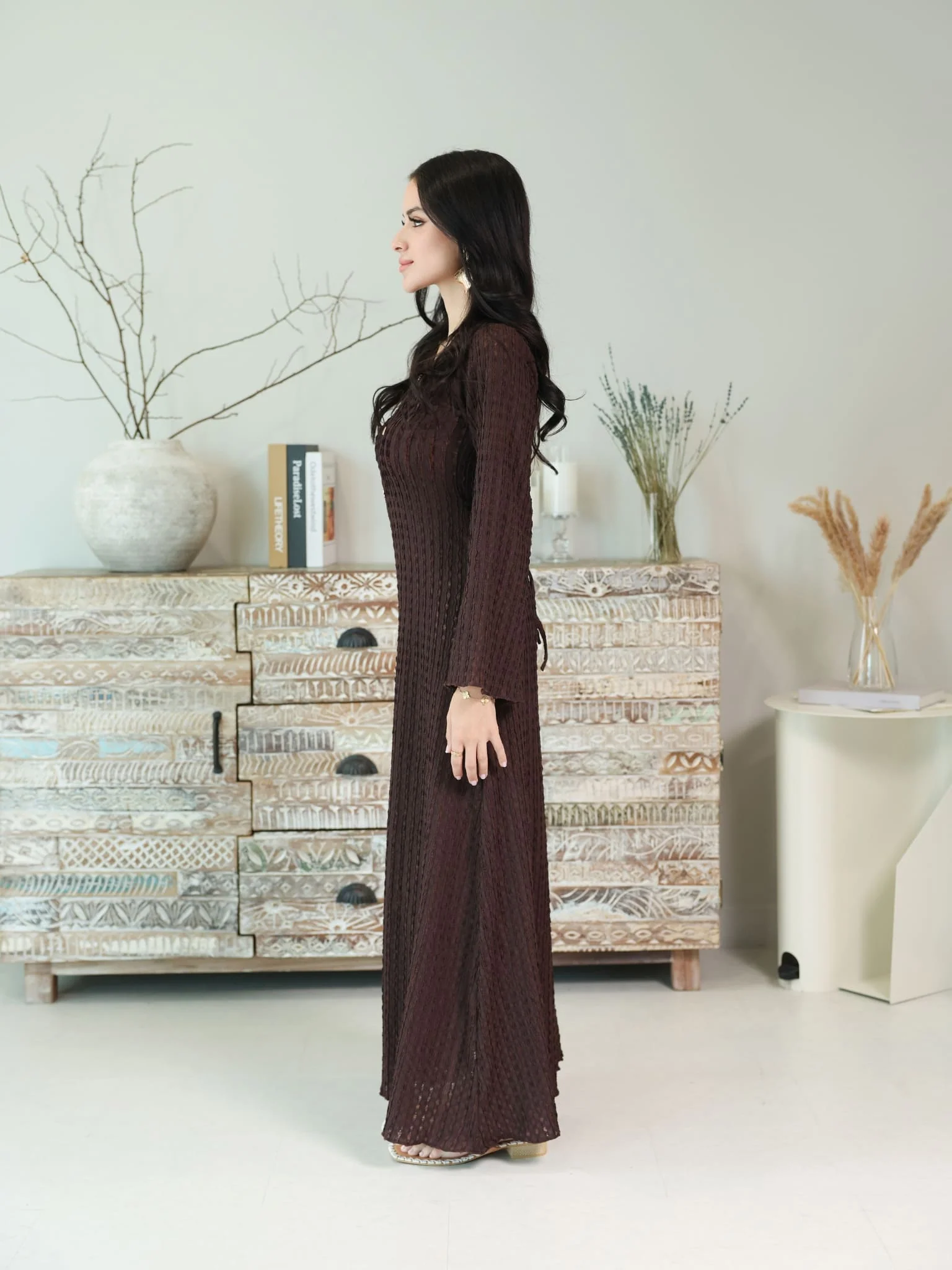 Clayra Knit Long Dress - Image 7