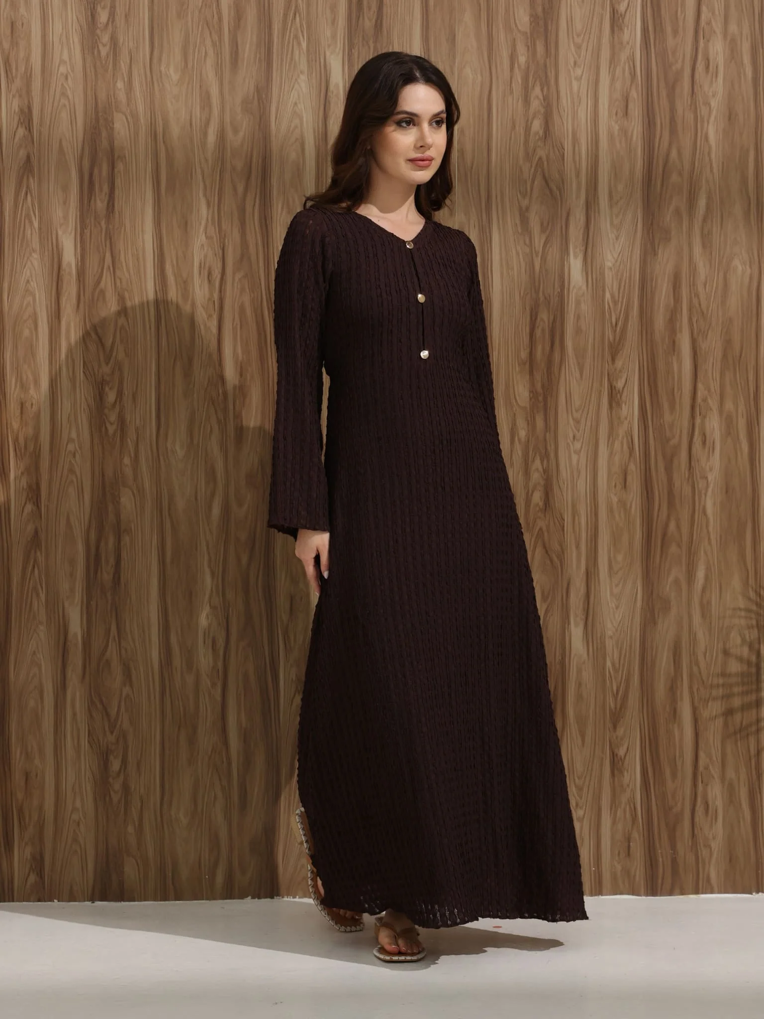 Clayra Knit Long Dress - Image 8