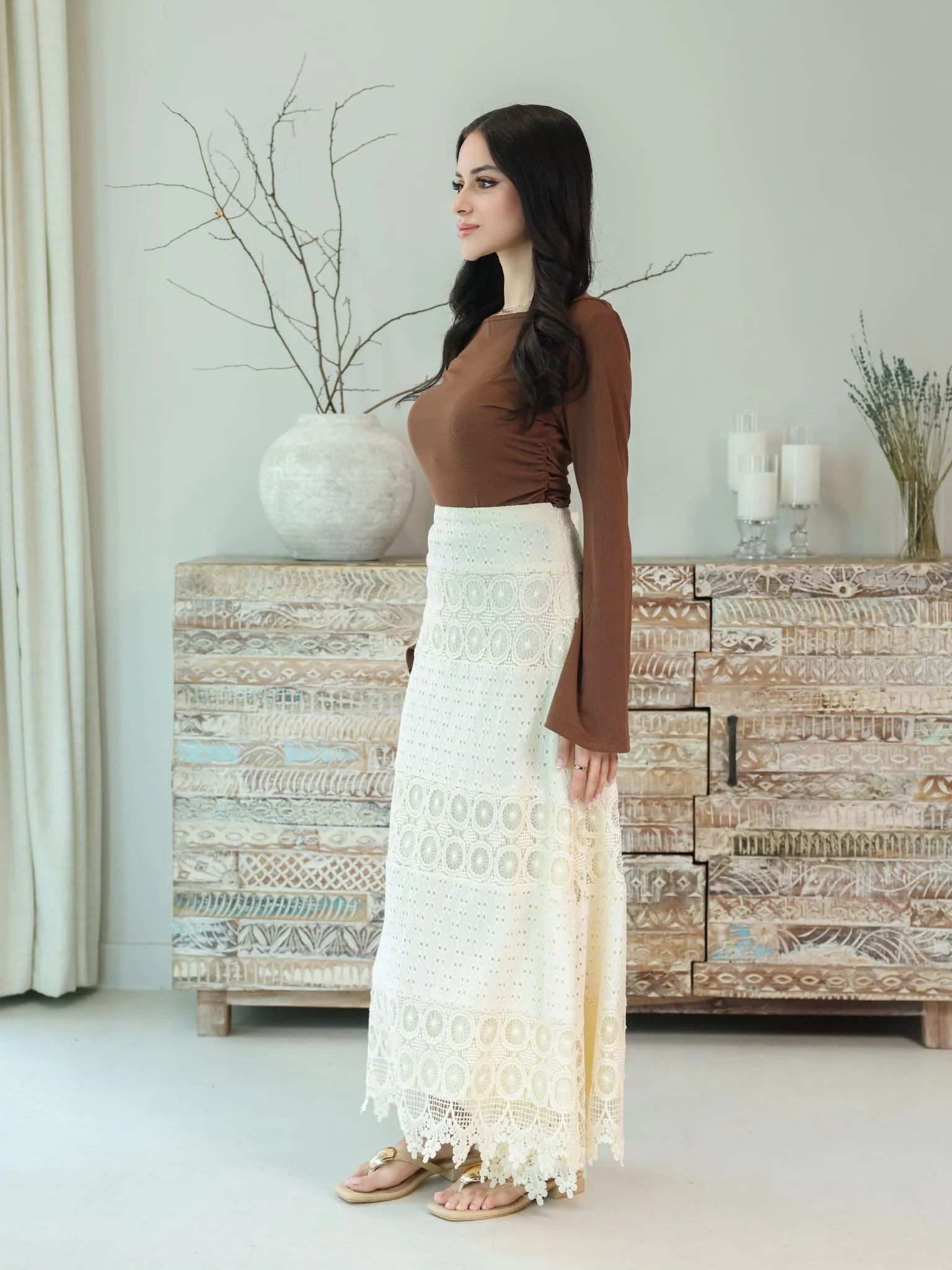 Clovy Crochet Skirt - Image 5