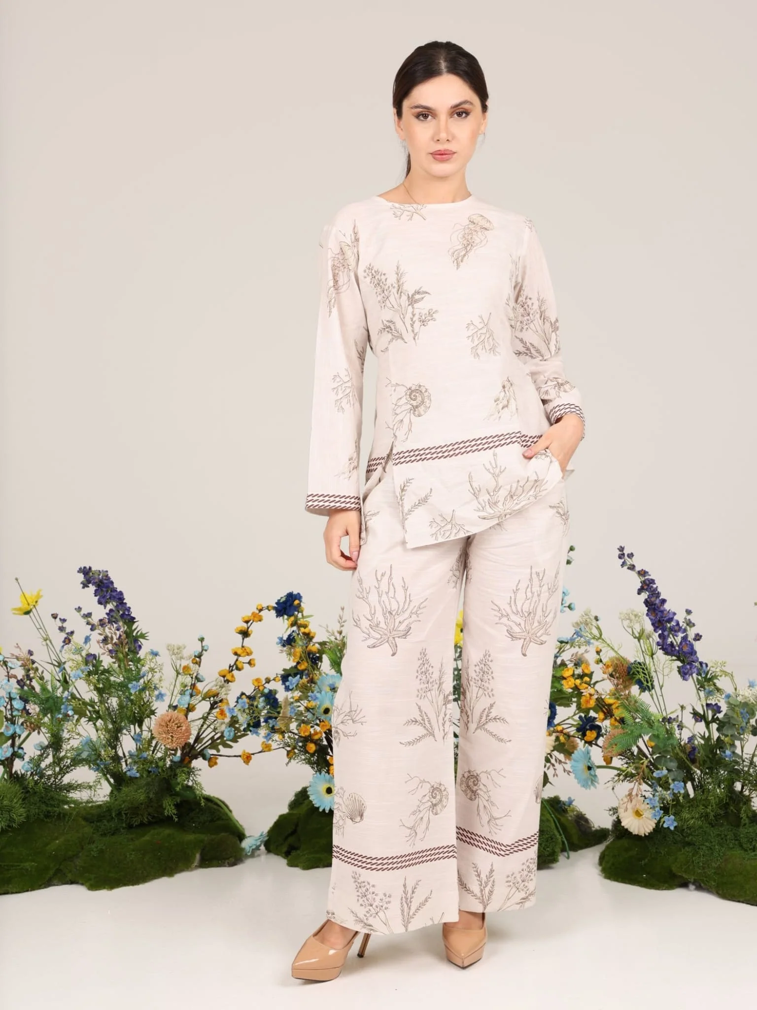 Coralis Printed Co Ord Set - Image 8