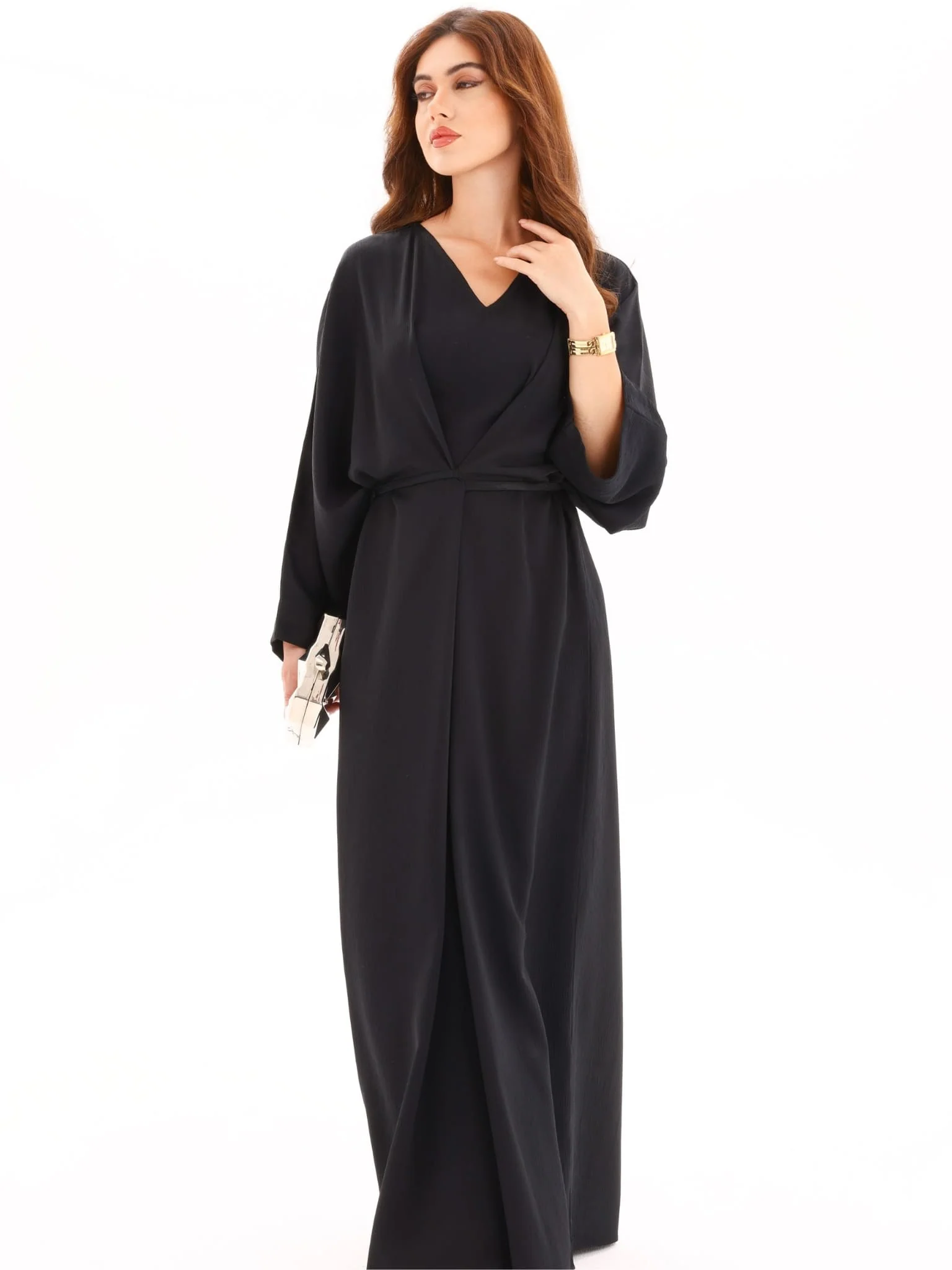 Crimsera Black Long Dress - Image 7