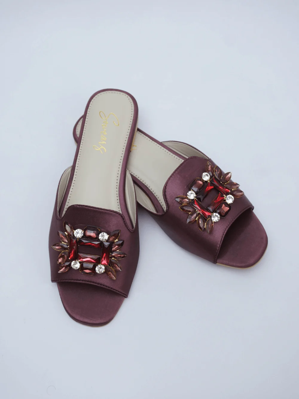 Dainty Stone Flats - Dark Purple - Image 5