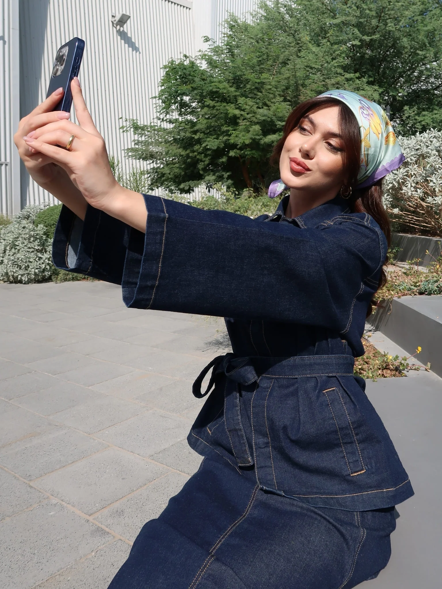 Dalary Denim Modest Skirt - Image 3