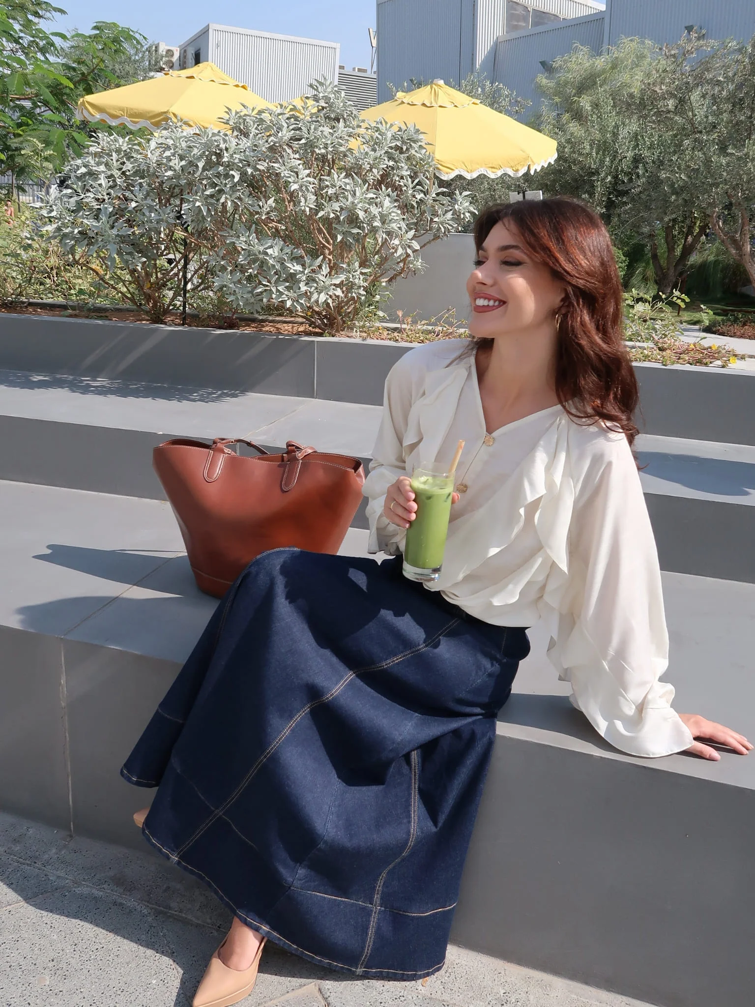 Dalary Denim Modest Skirt - Image 4