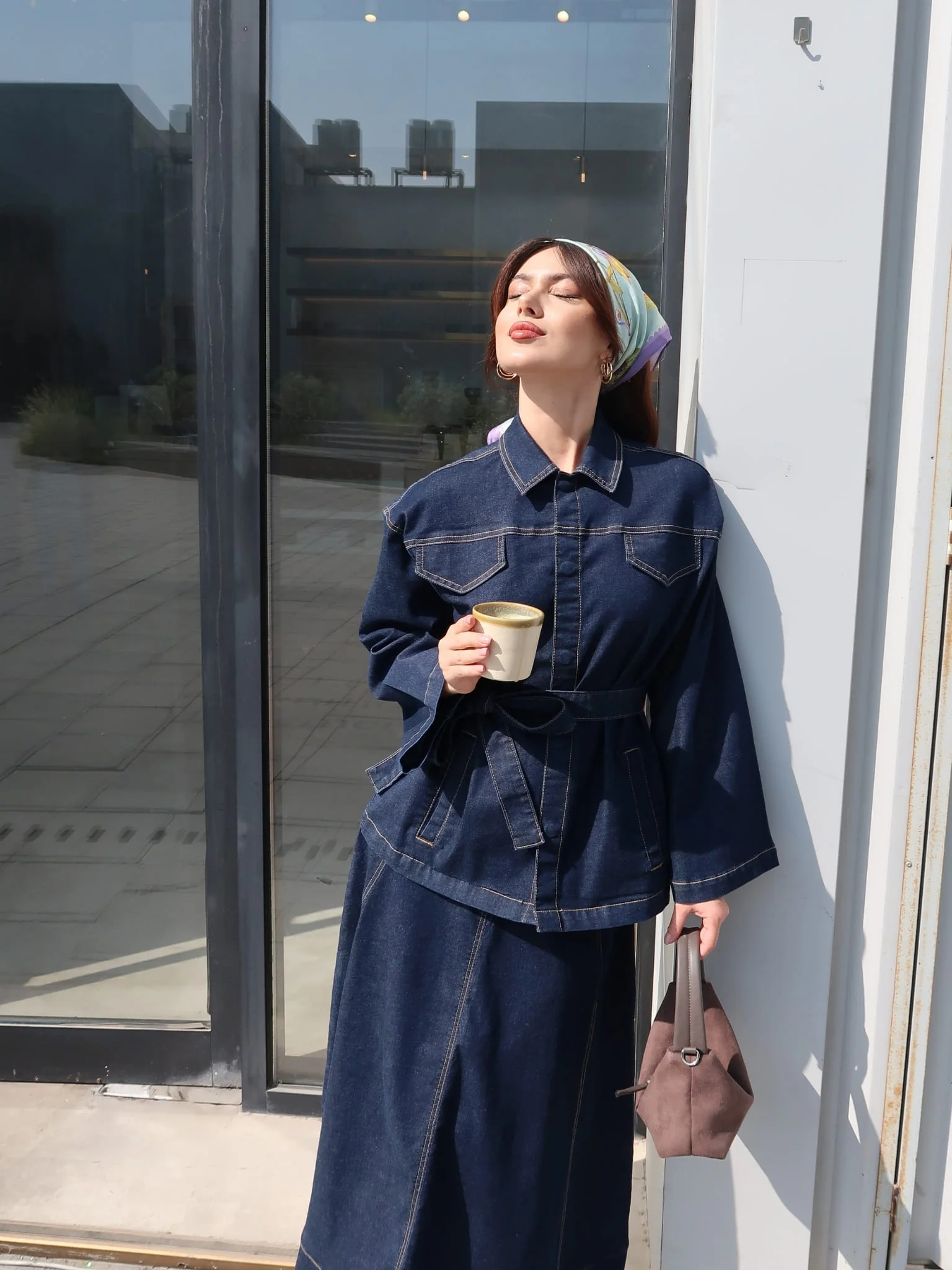 Dalary Denim Modest Skirt - Image 5