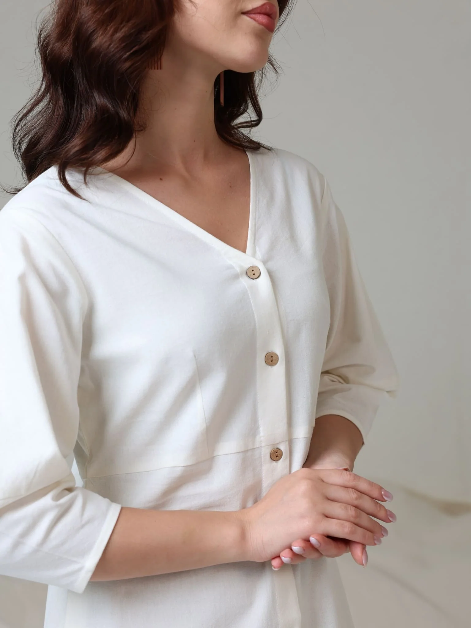 Darcy White Linen Dress - Image 5