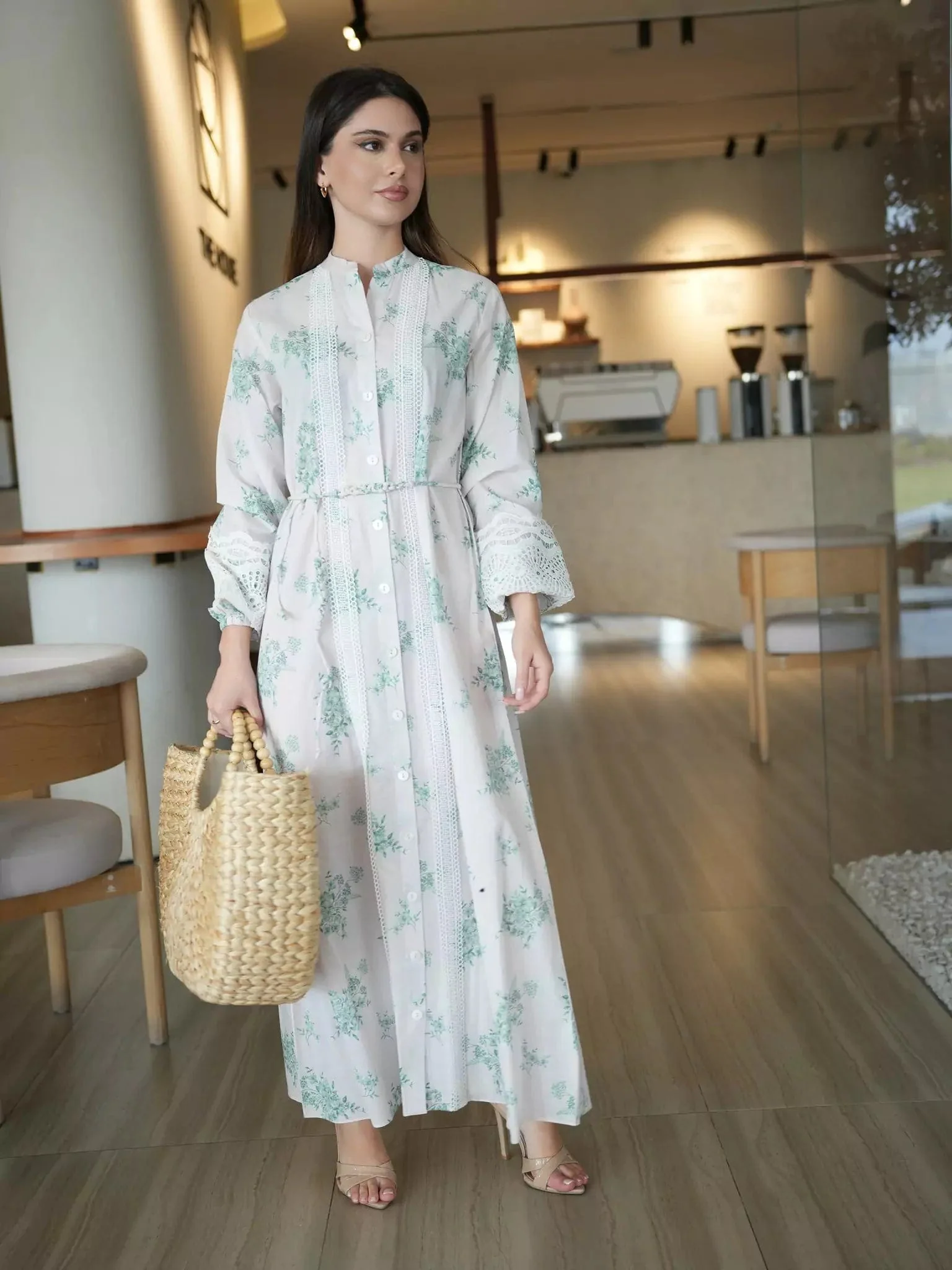 Diara Lace Long Dress