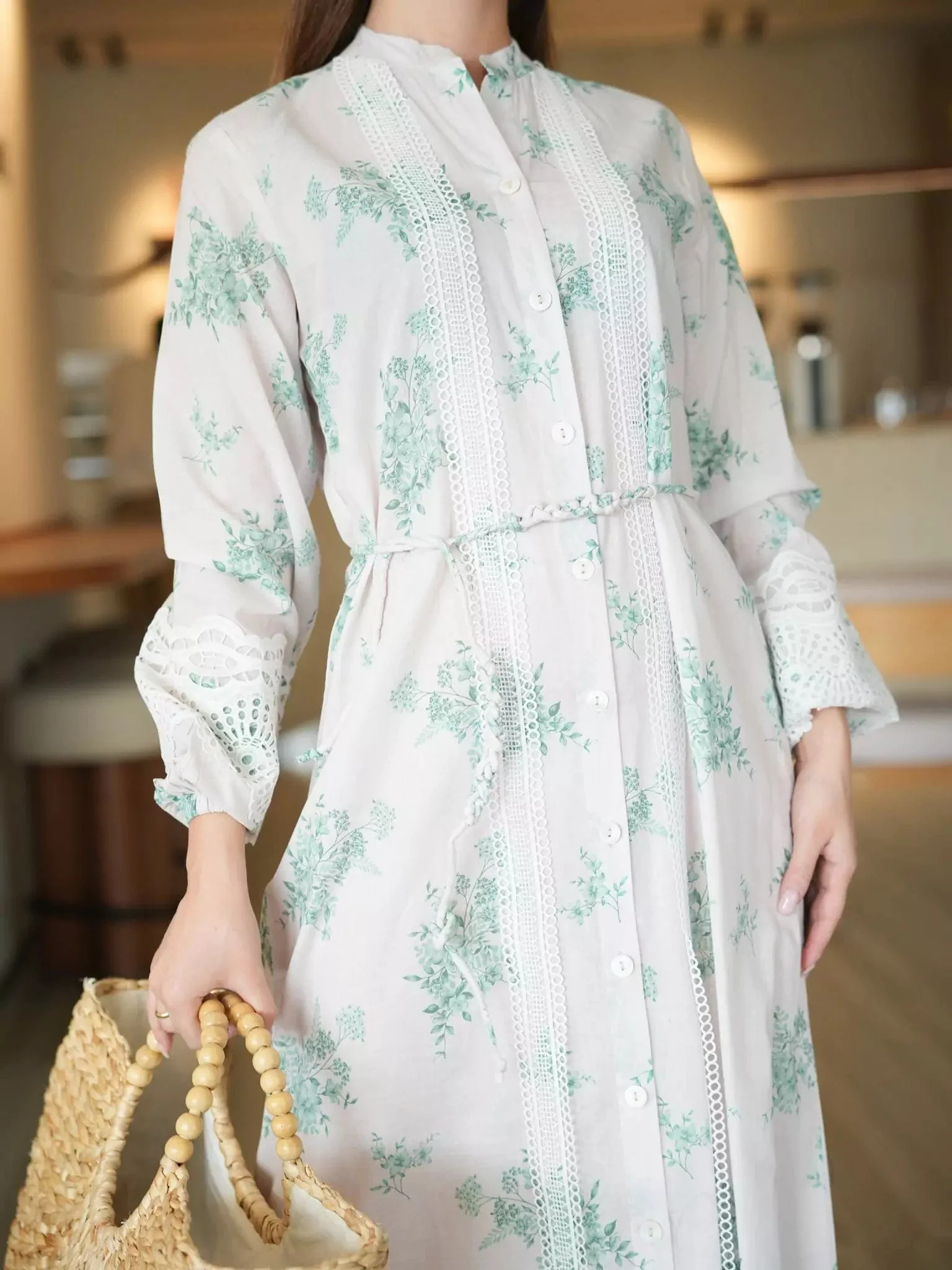 Diara Lace Long Dress - Image 2