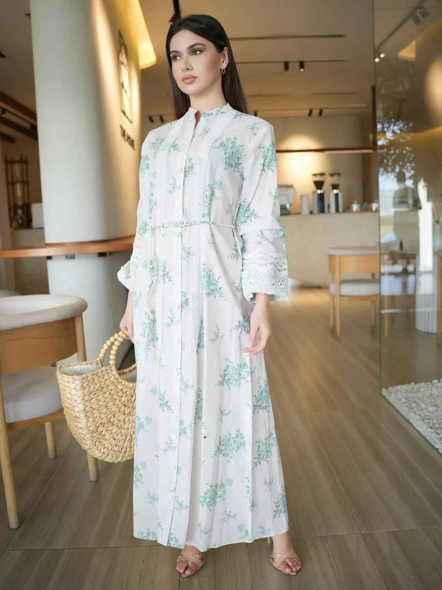 Diara Lace Long Dress - Image 5