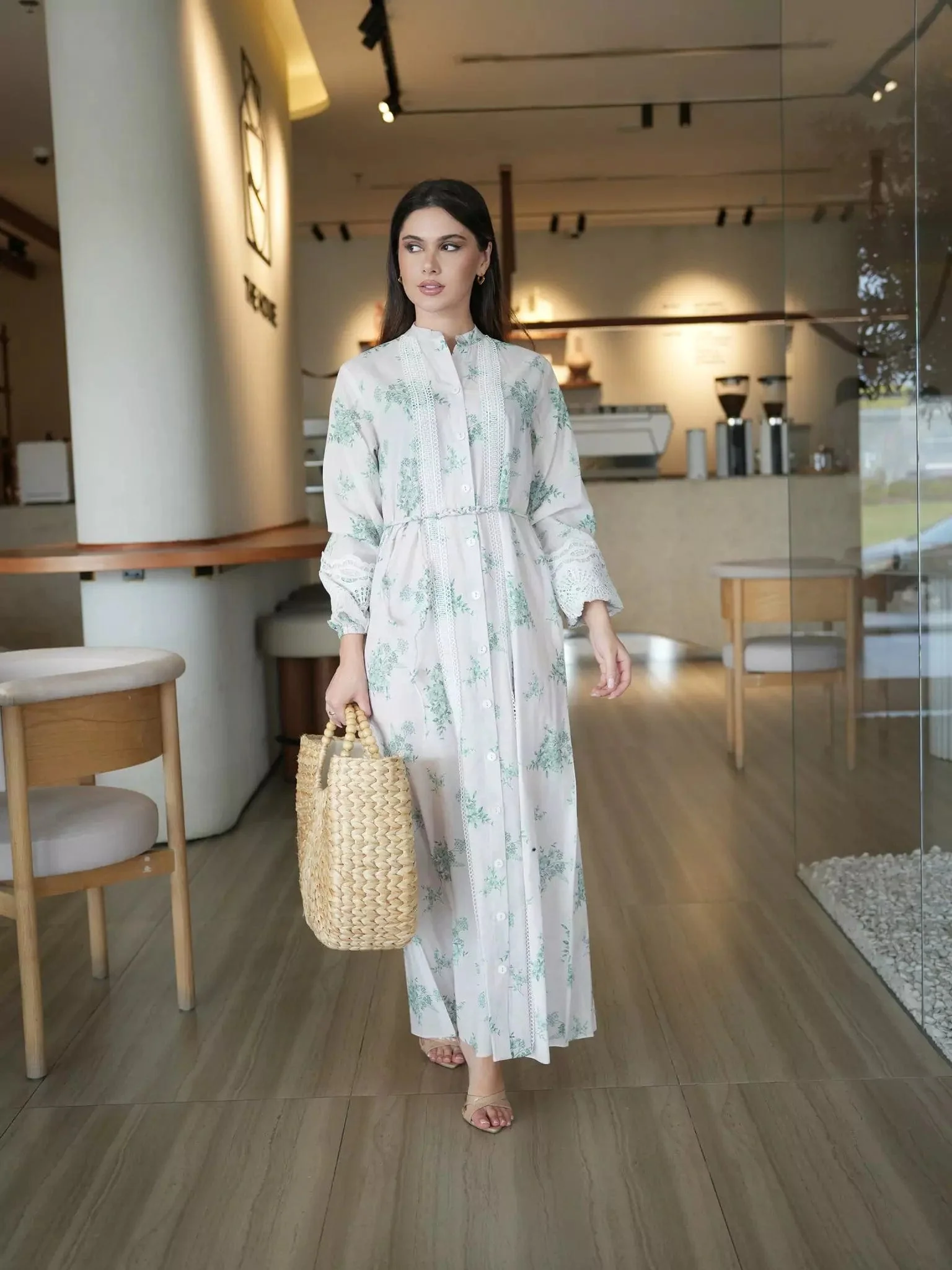 Diara Lace Long Dress - Image 6