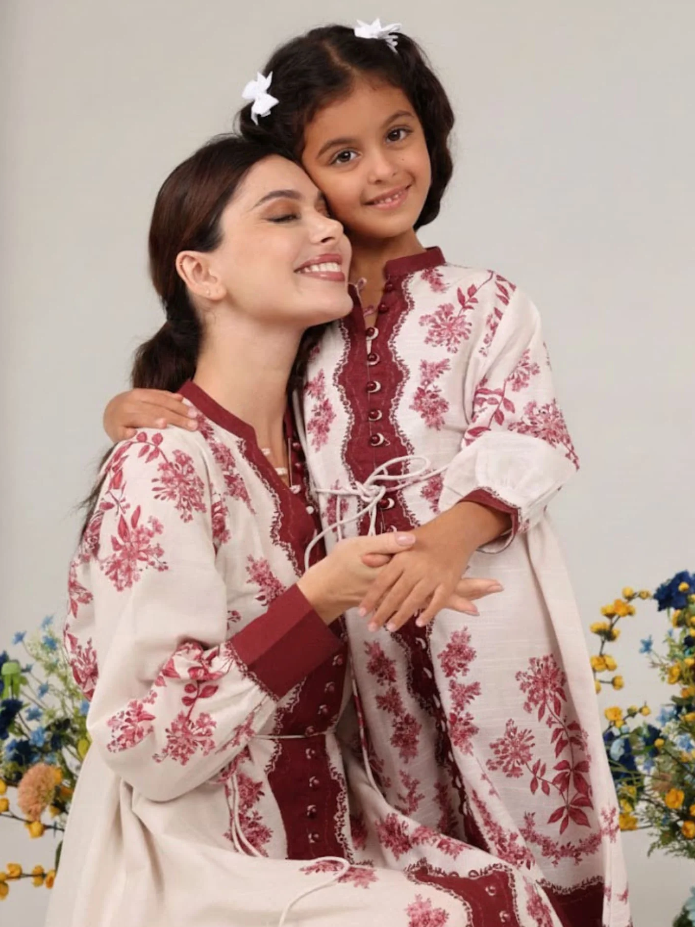 Eiraleaf Maroon Long Dress - Image 10