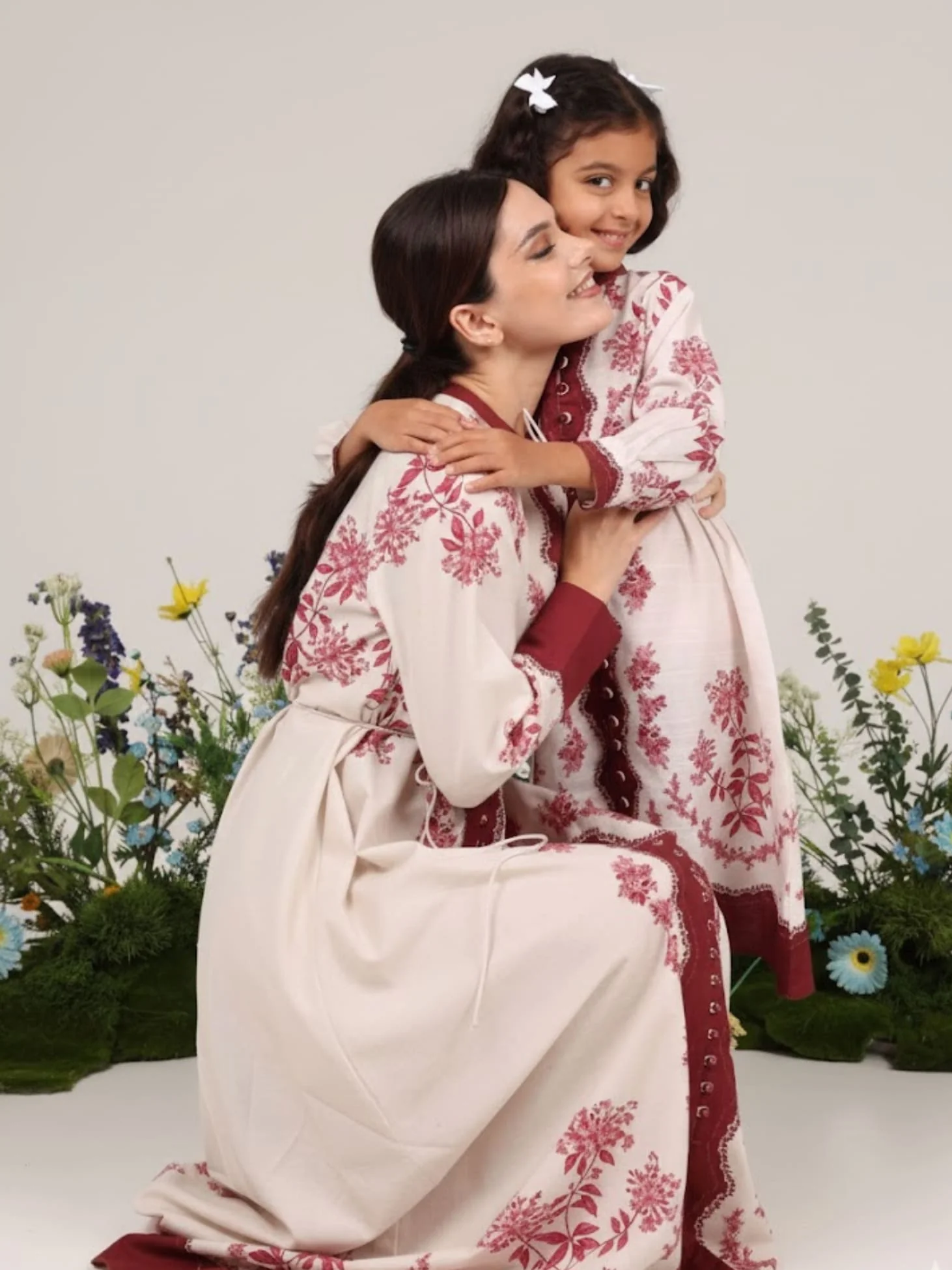 Eiraleaf Maroon Long Dress - Image 6