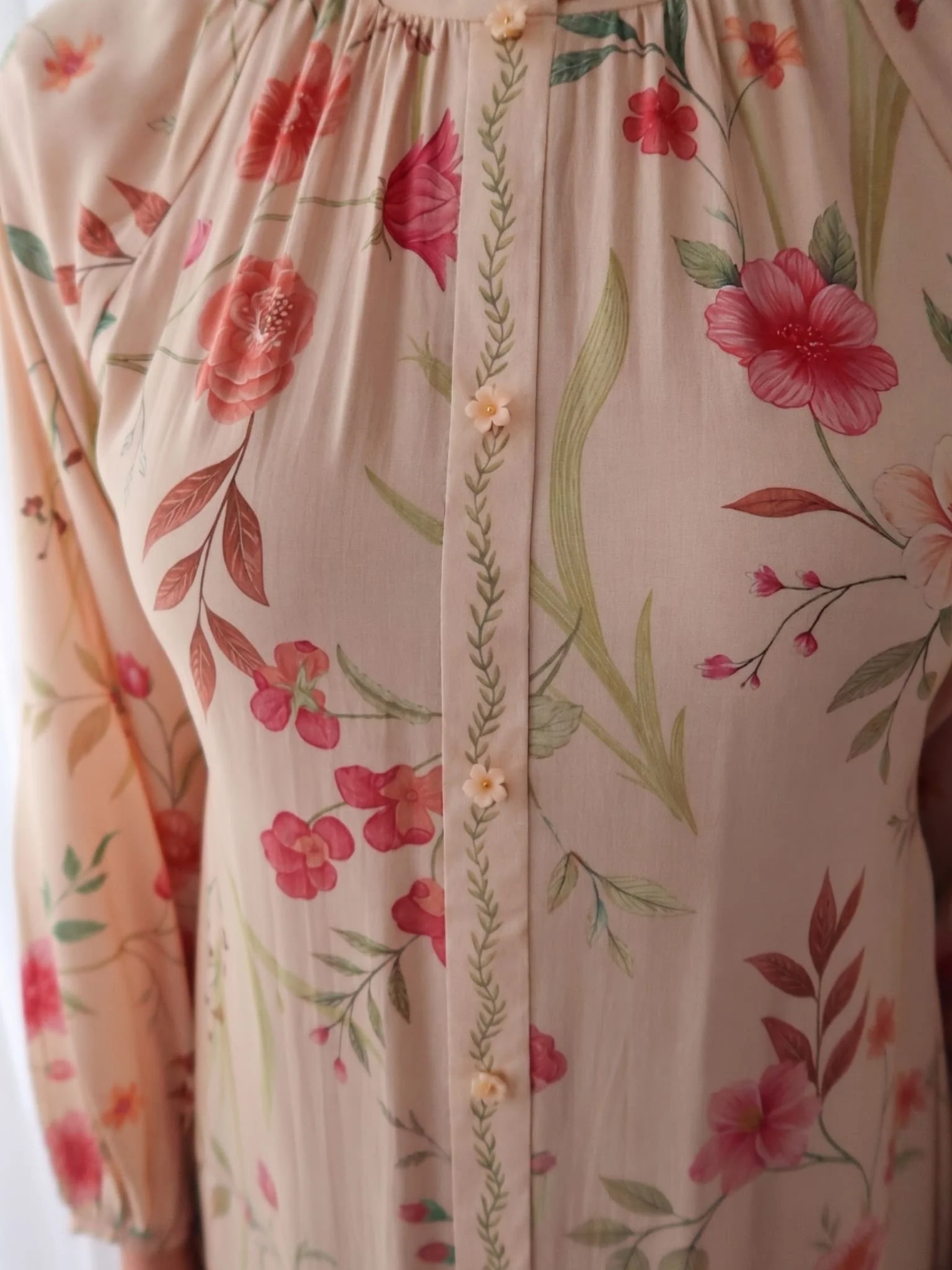 Elio Printed Summer Long Dress - Image 2