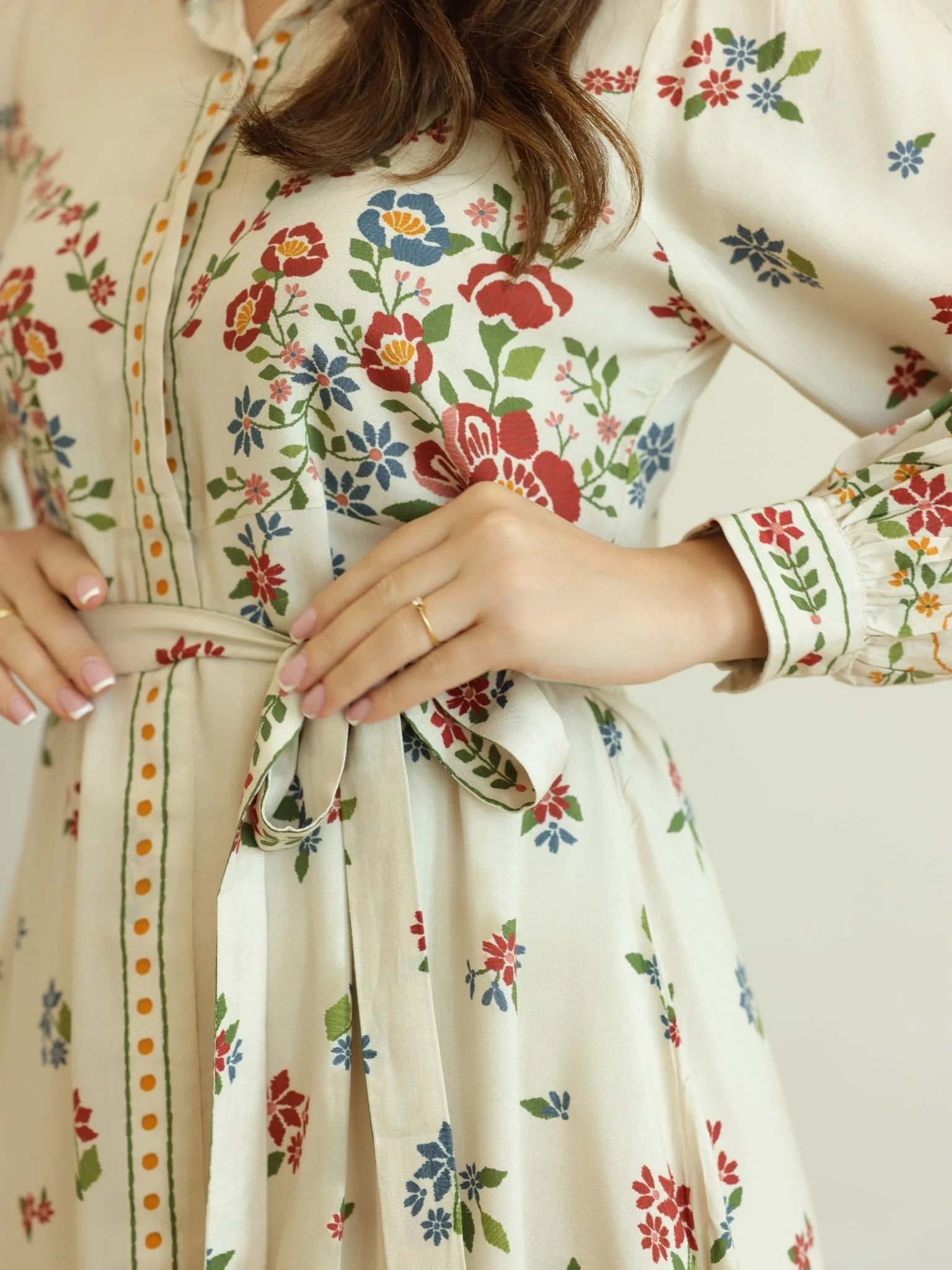 Elysian Floral Printed Dress - Image 2