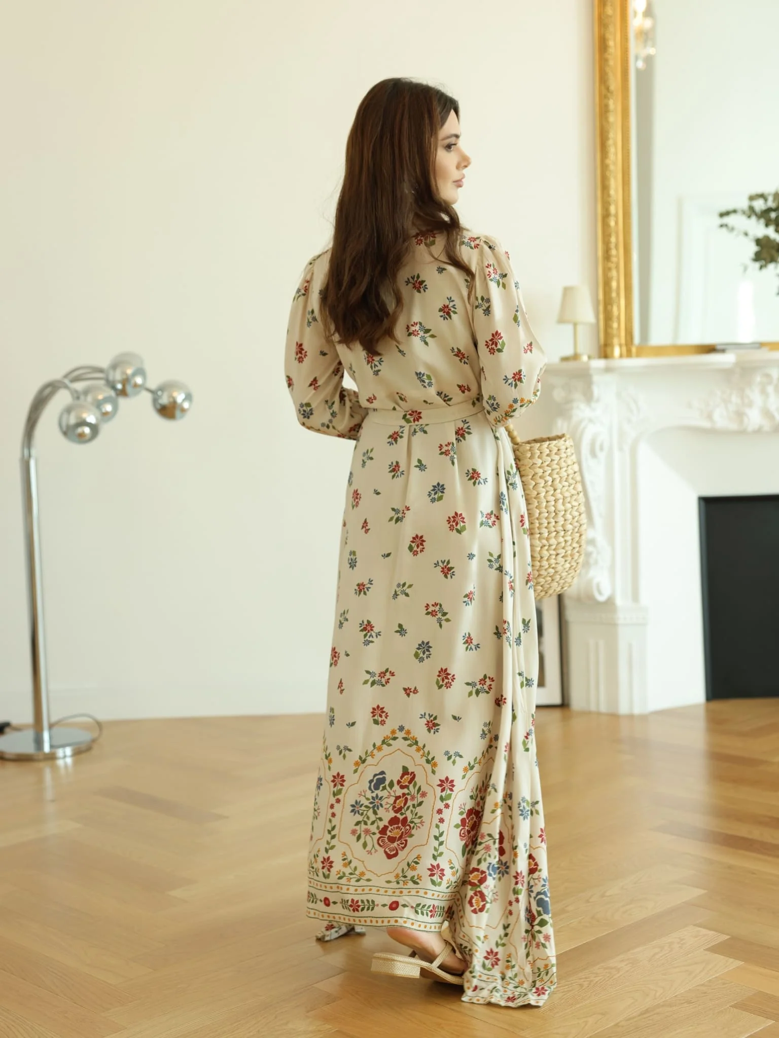Elysian Floral Printed Dress - Image 3