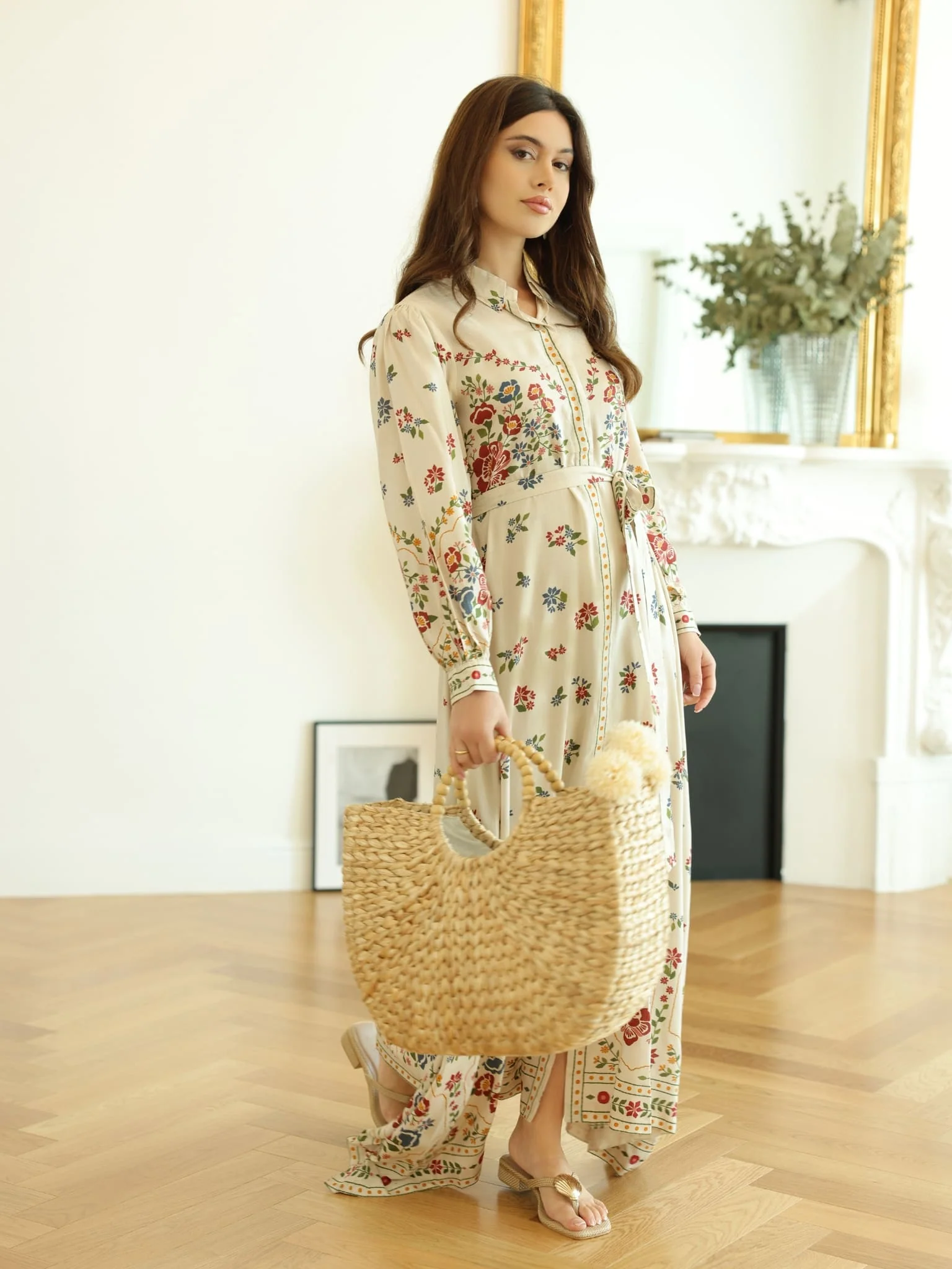 Elysian Floral Printed Dress - Image 5