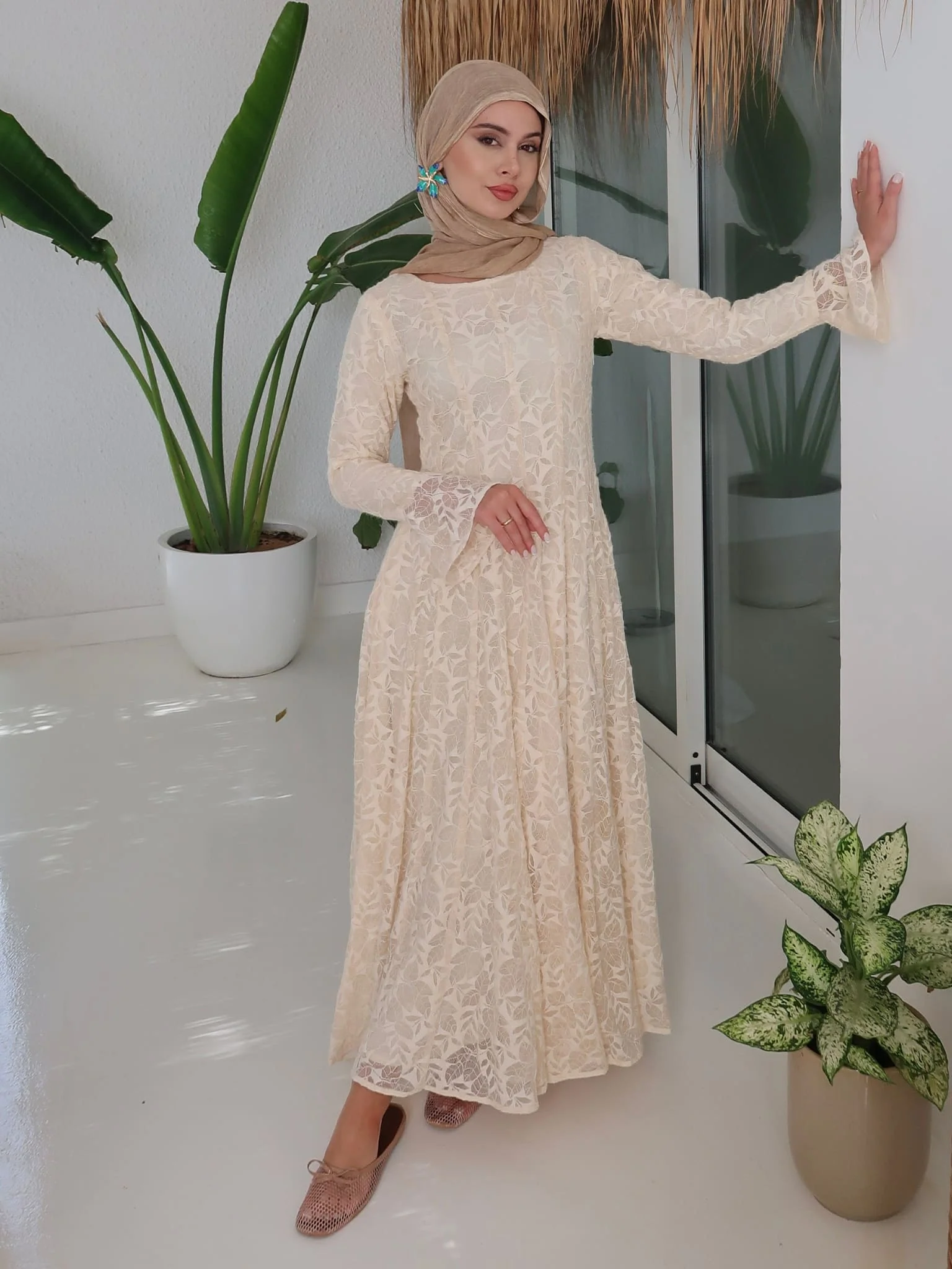 Elysium Net Panel Dress - Image 10