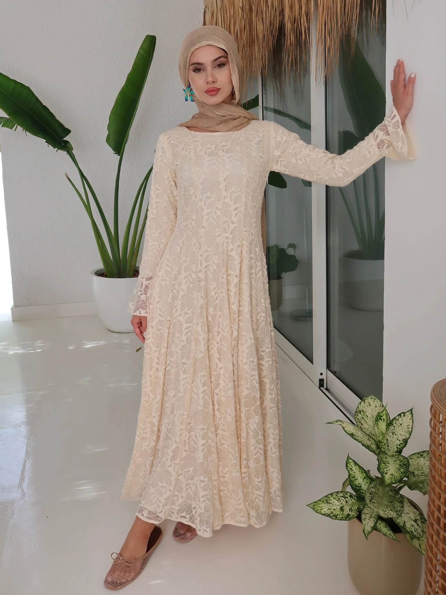 Elysium Net Panel Dress - Image 17