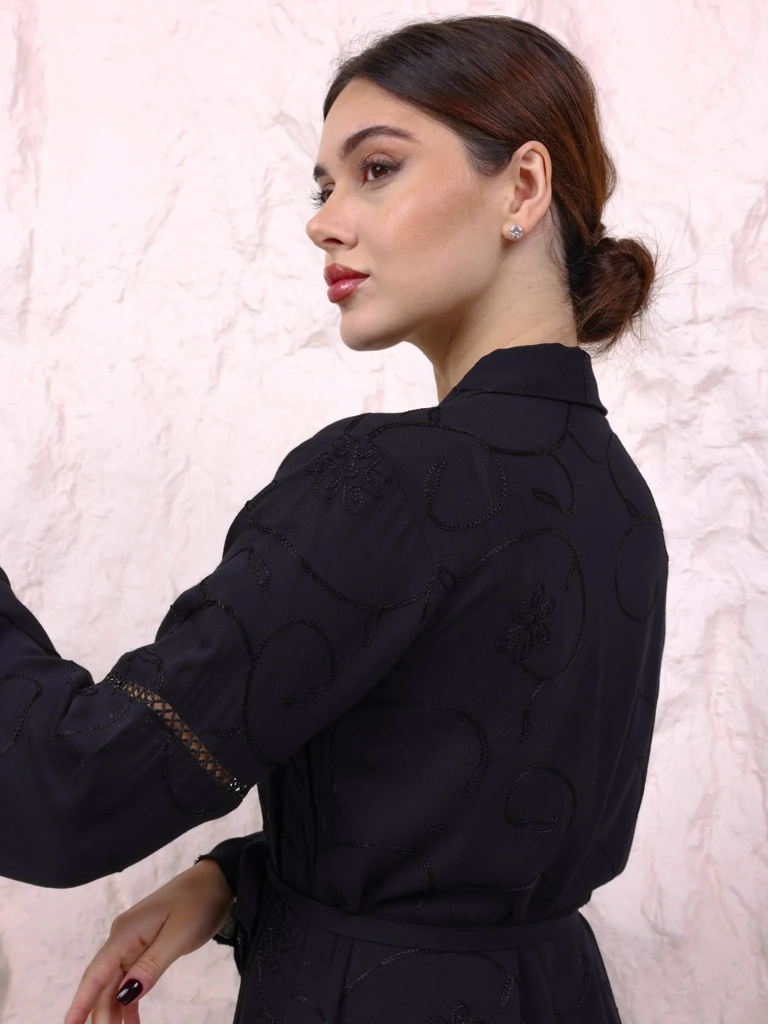 Embelle Embroidered Long Dress - Image 4