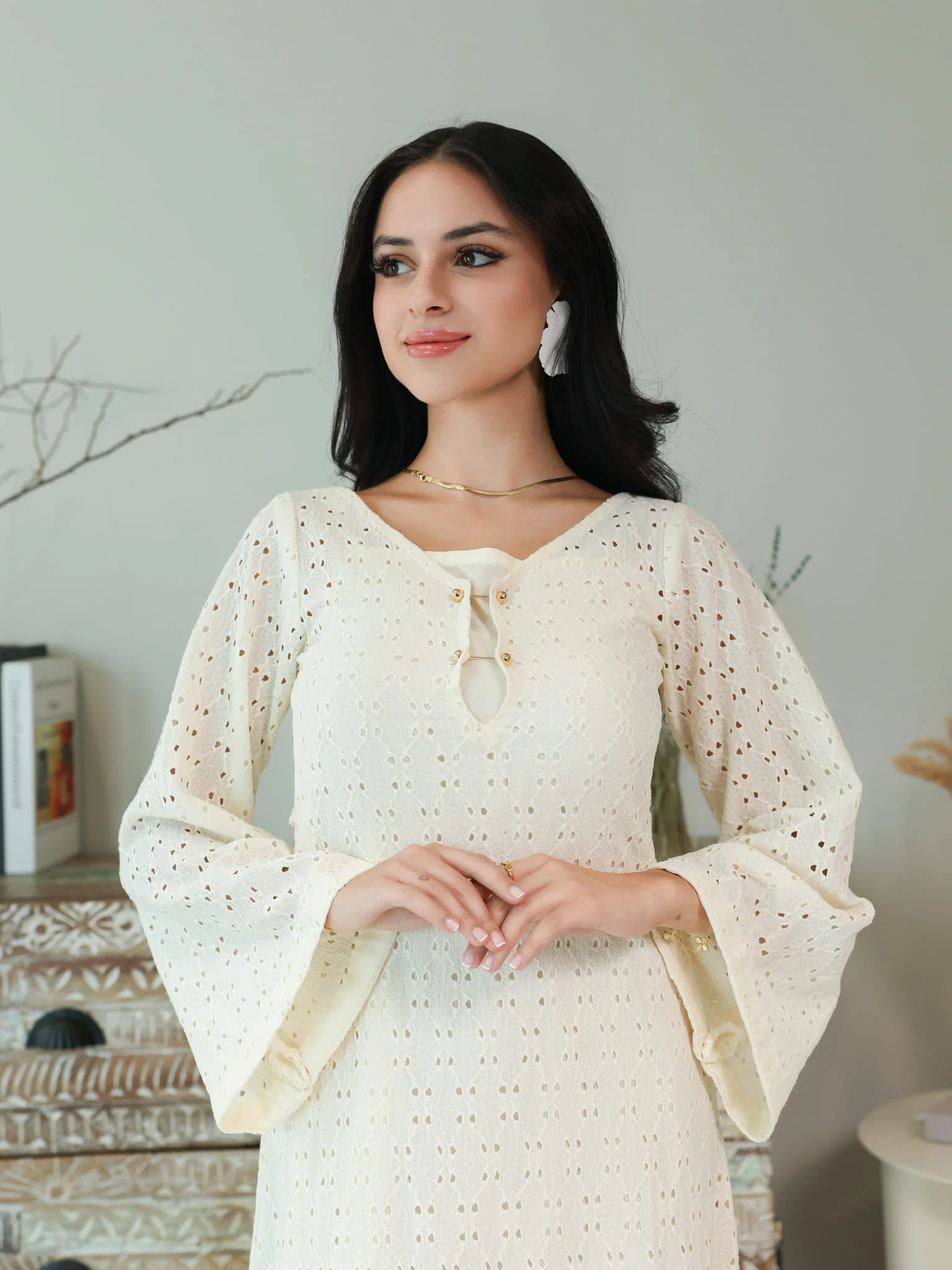 Emrisa Crochet Dress - Image 6
