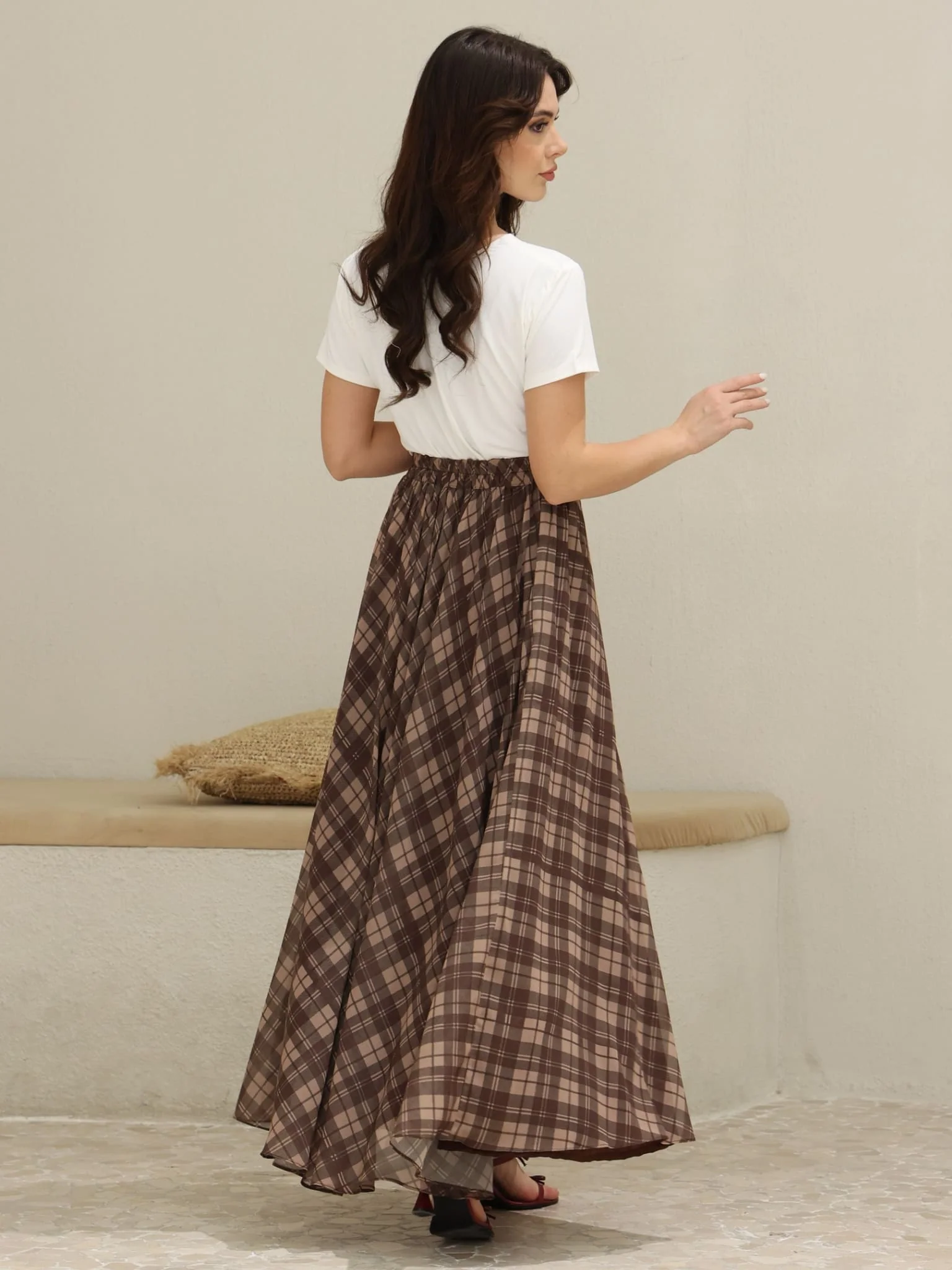 Eressa Checkered Skirt - Image 6
