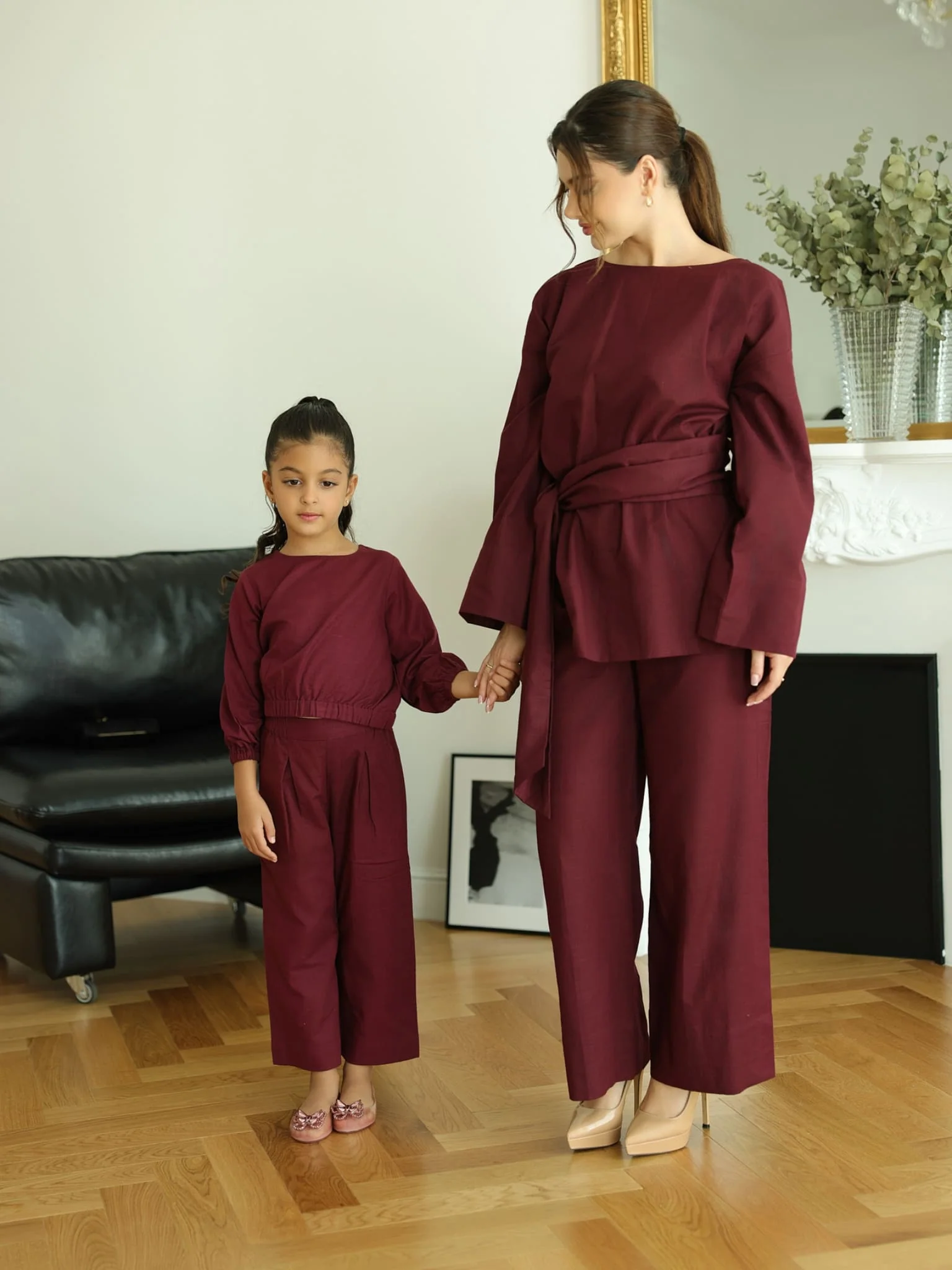 Ersal Maroon Co Ord Set - Image 4