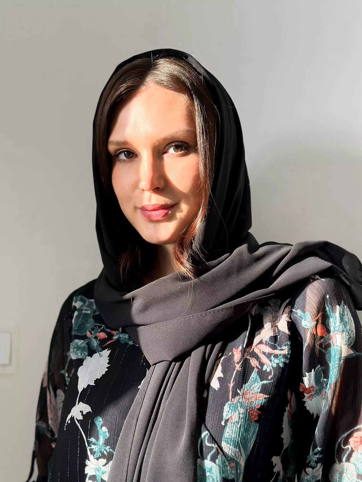 Essential Chiffon Hijab / Stole - Black - Image 2