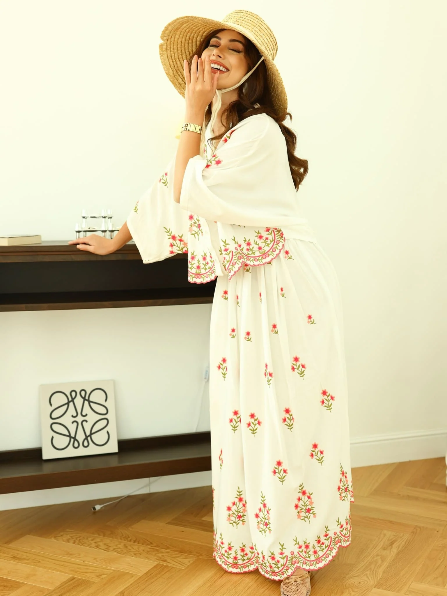Estelle Summer Embroidered Shirt - Image 9
