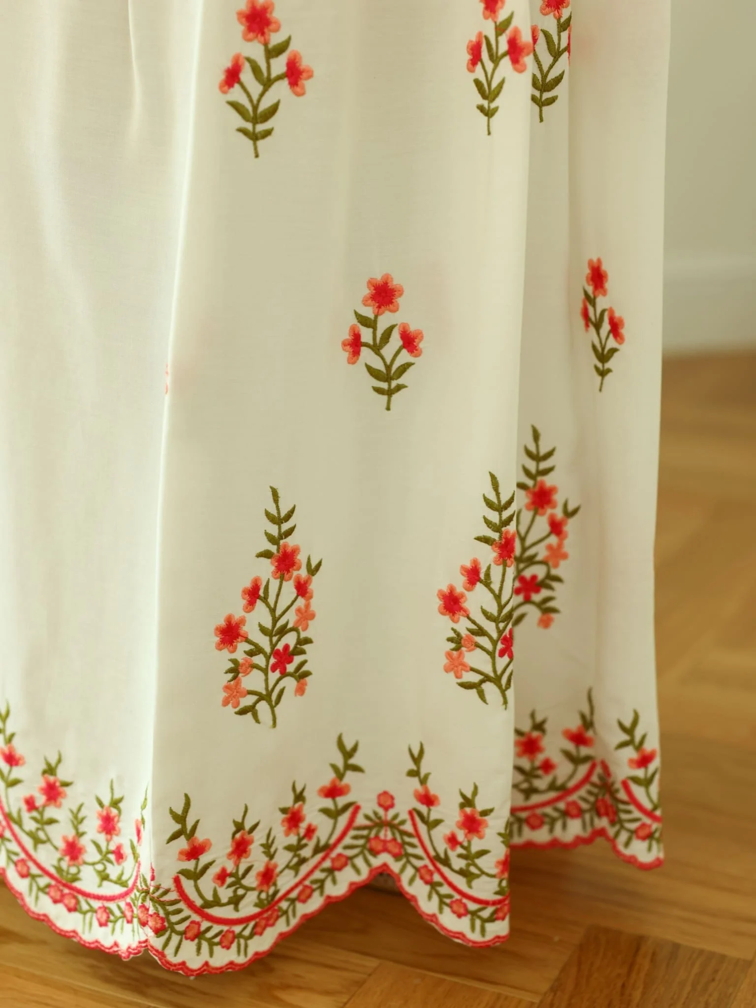 Estelle Summer Embroidered Skirt - Image 4