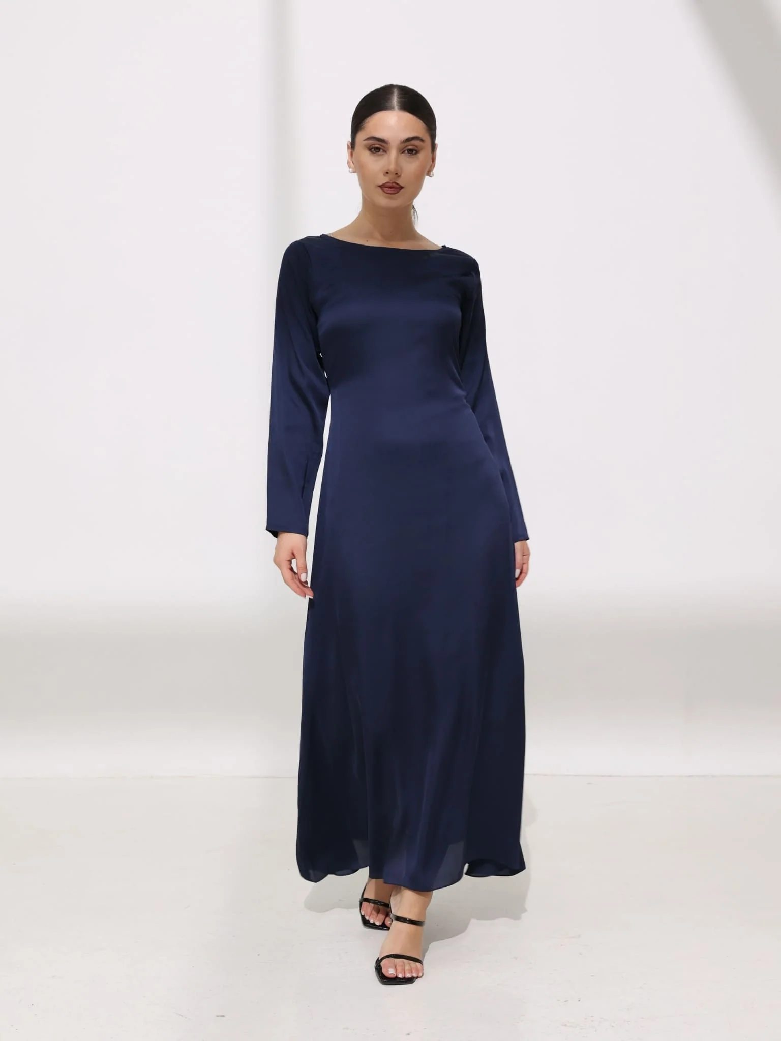 Ferisha Blue Embellished Cape And Dress - Image 8