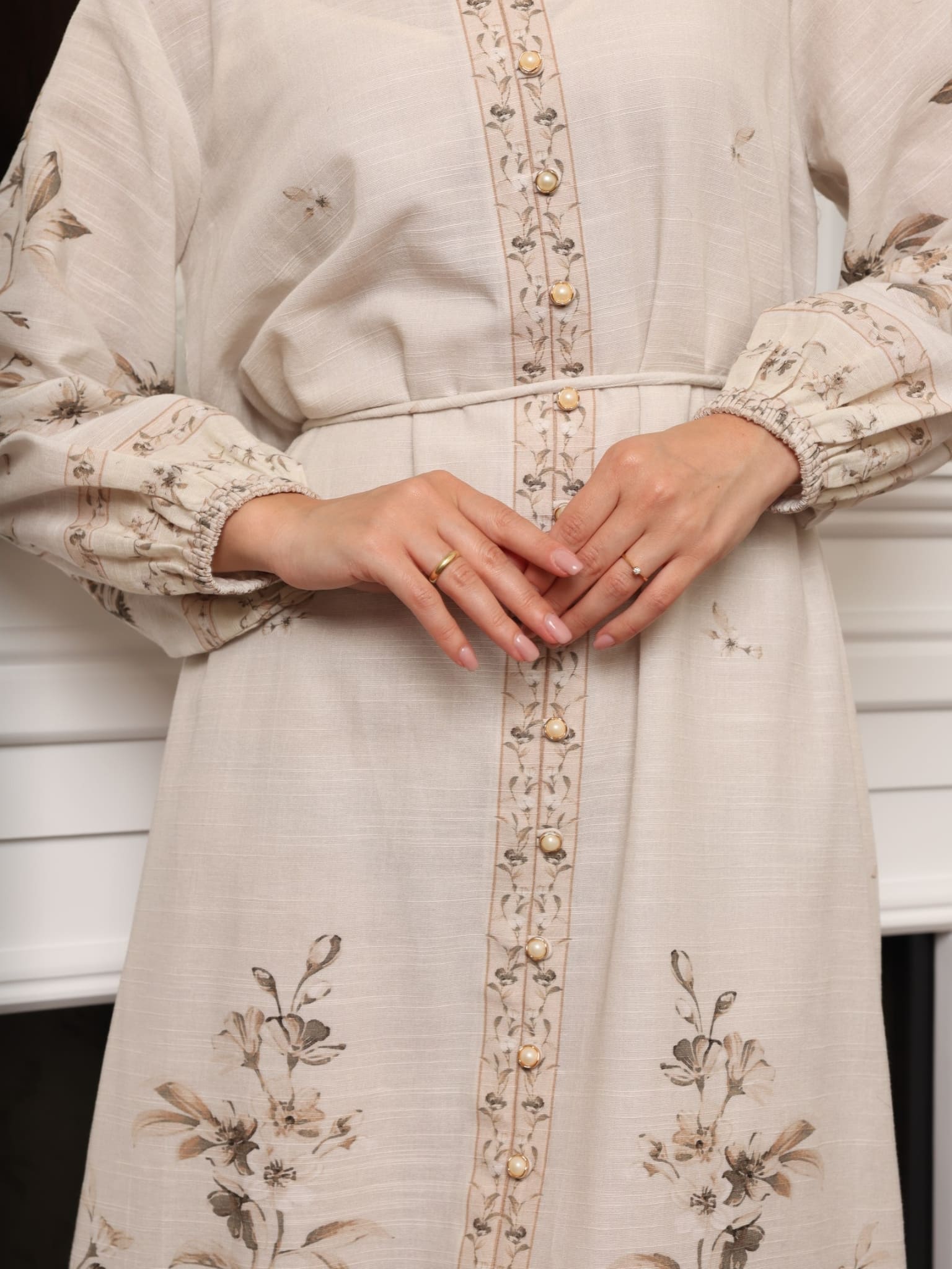 Finura Printed Long Dress - Image 2