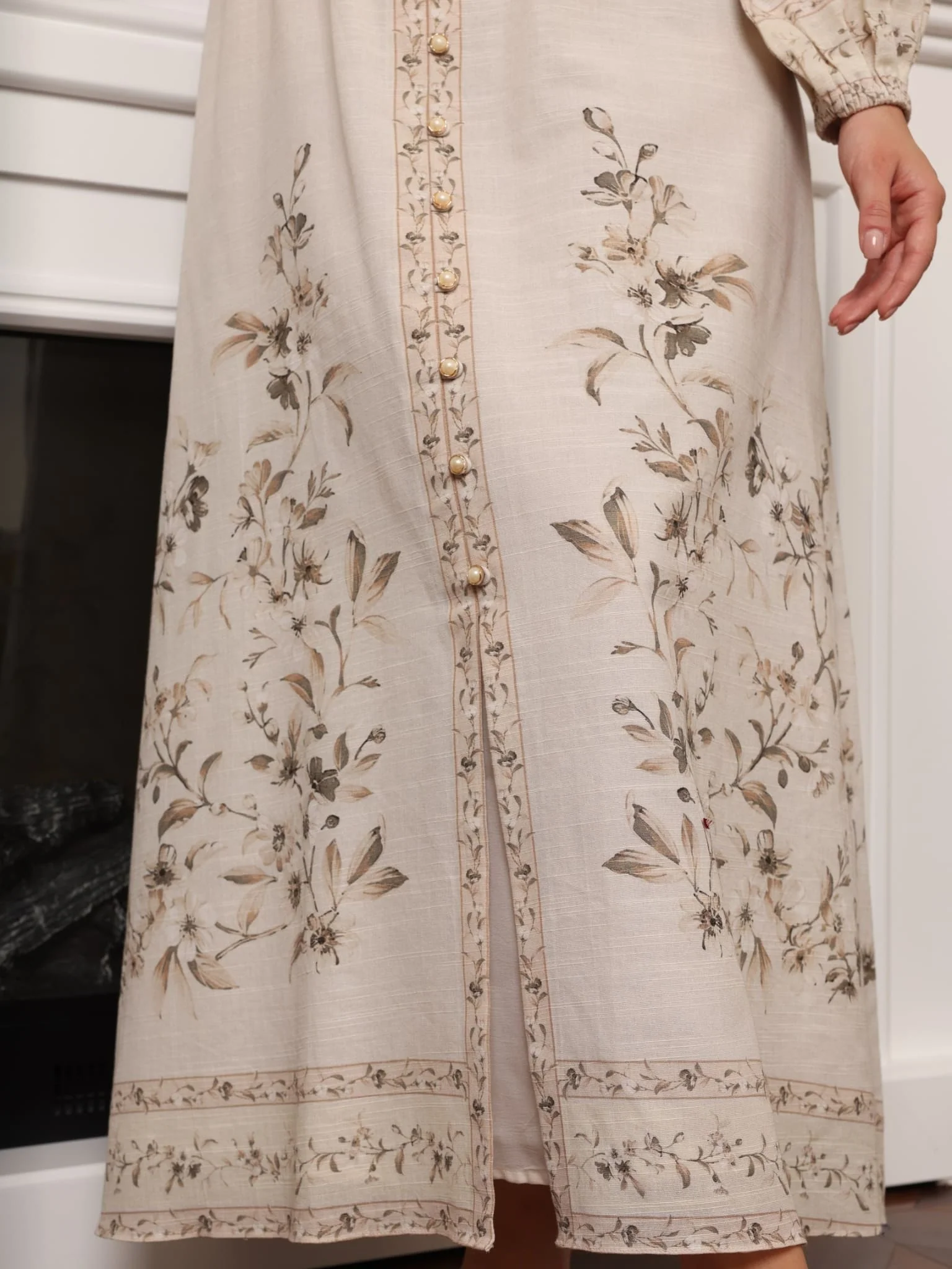Finura Printed Long Dress - Image 4