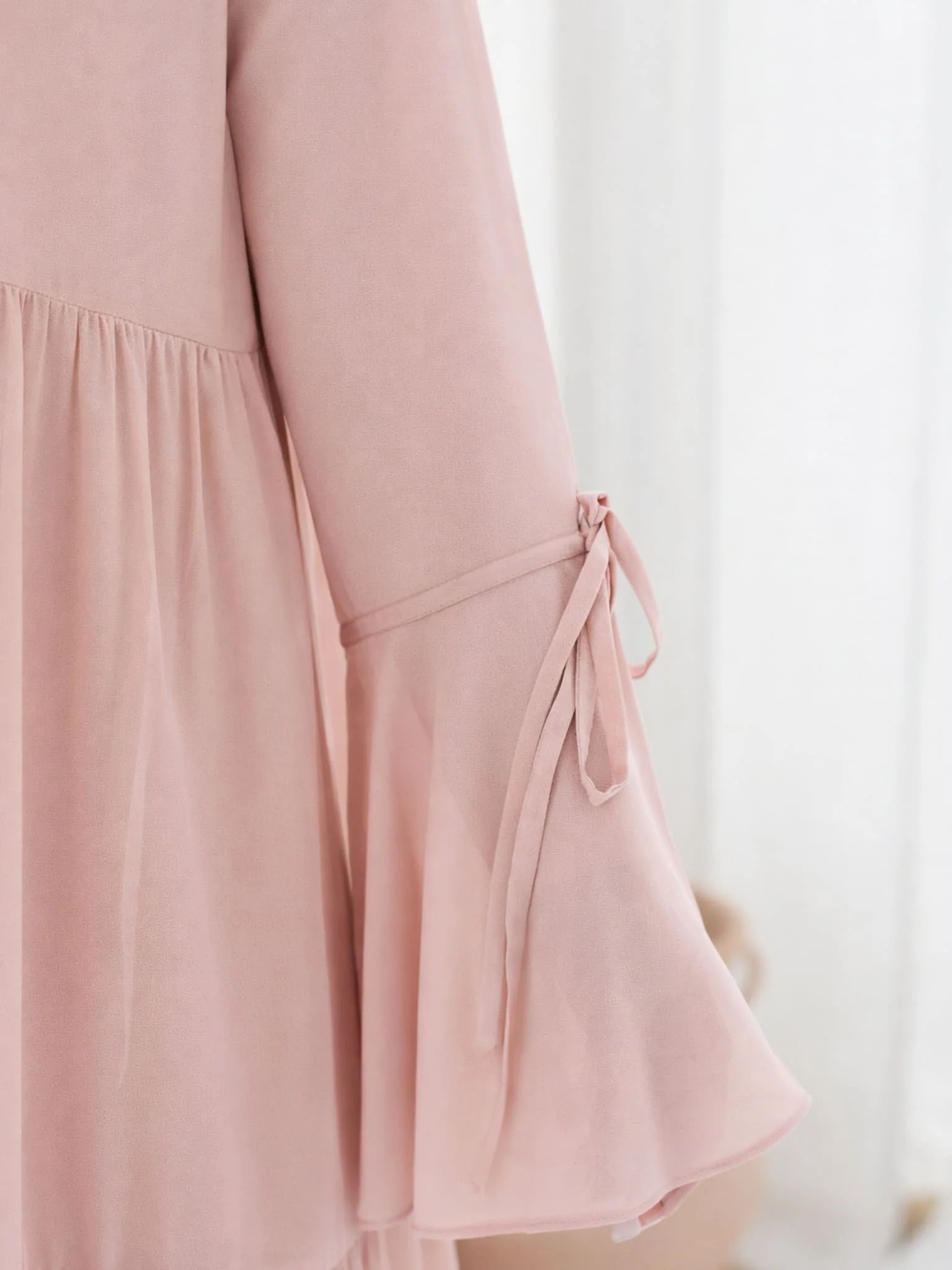 Fiora Beige Dress And Upper - Image 4