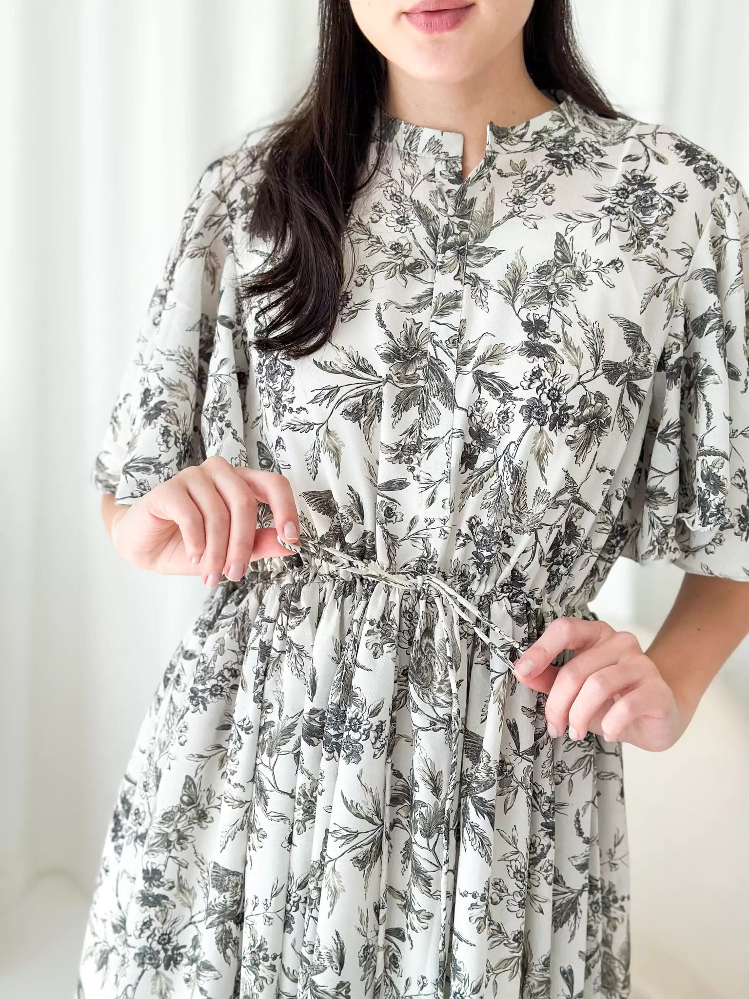 Flary Long Floral Dress - Image 2