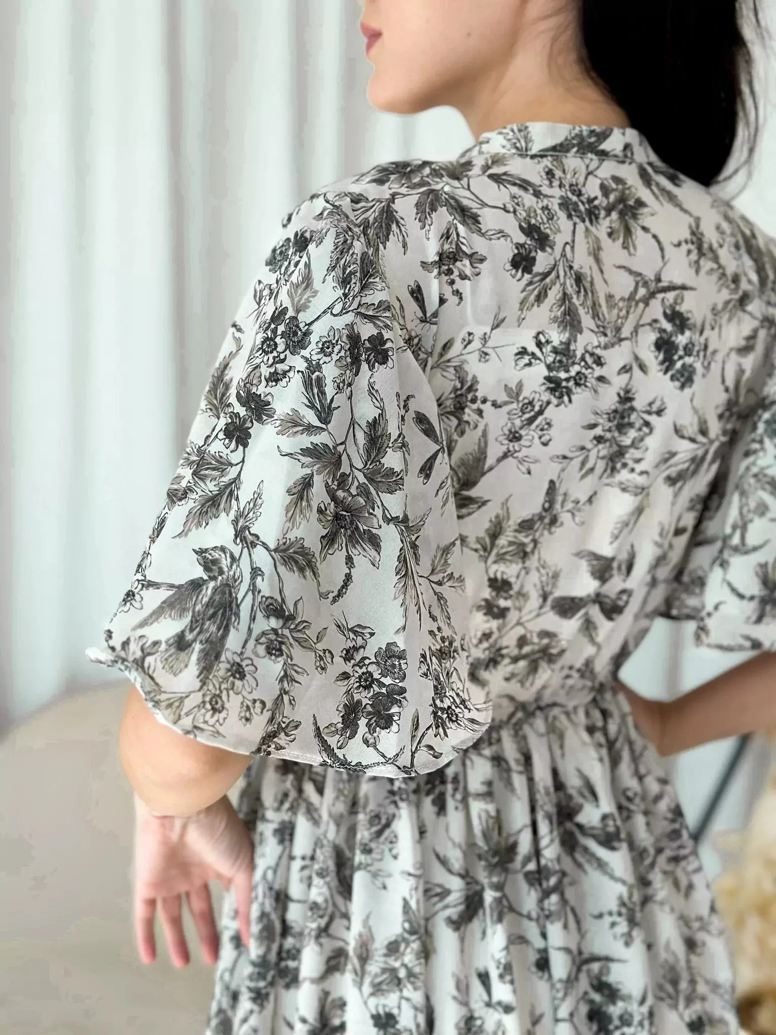Flary Long Floral Dress - Image 3